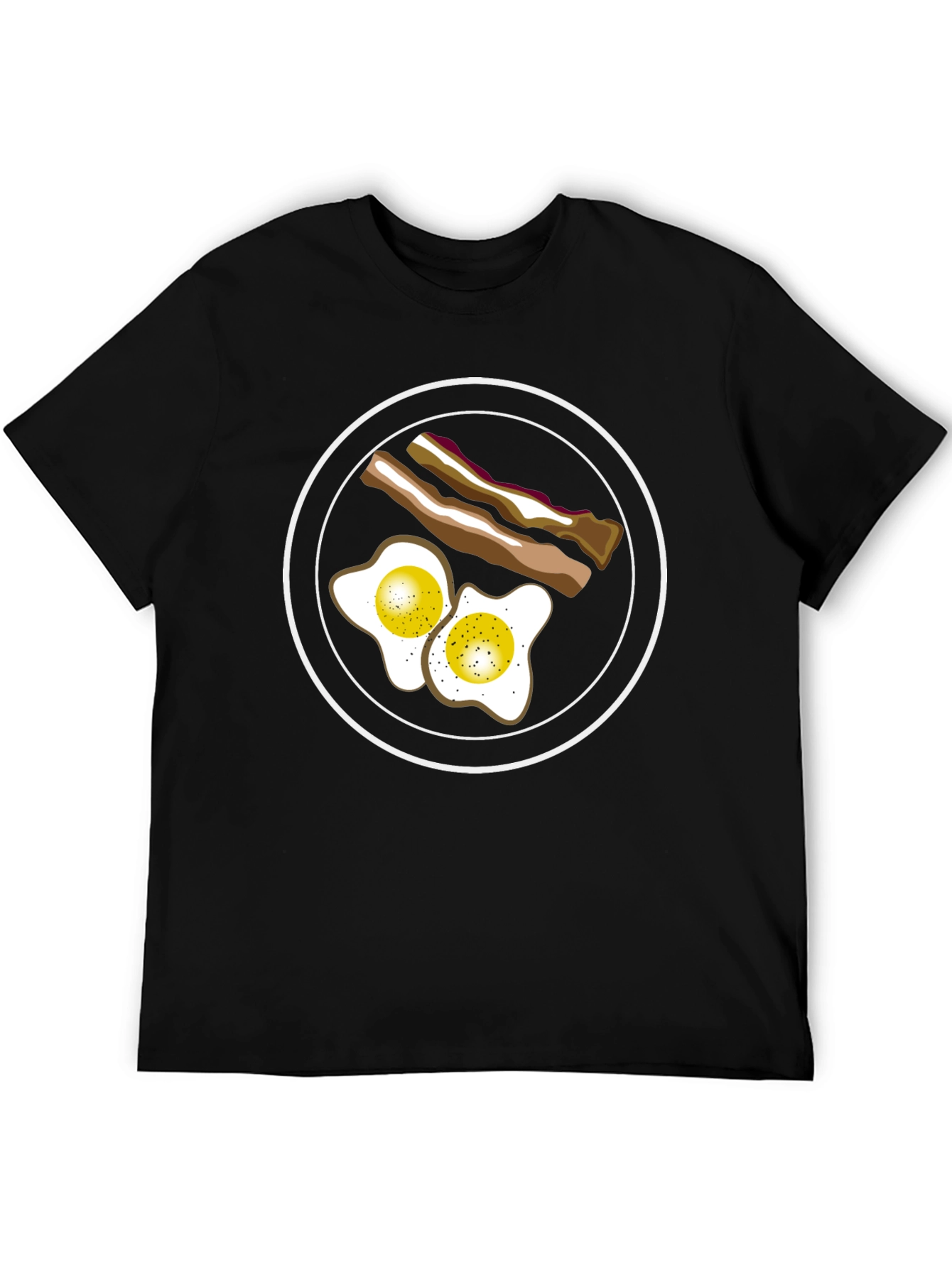 Breakfast T-Shirt: Eggs & Bacon Graphic Tee