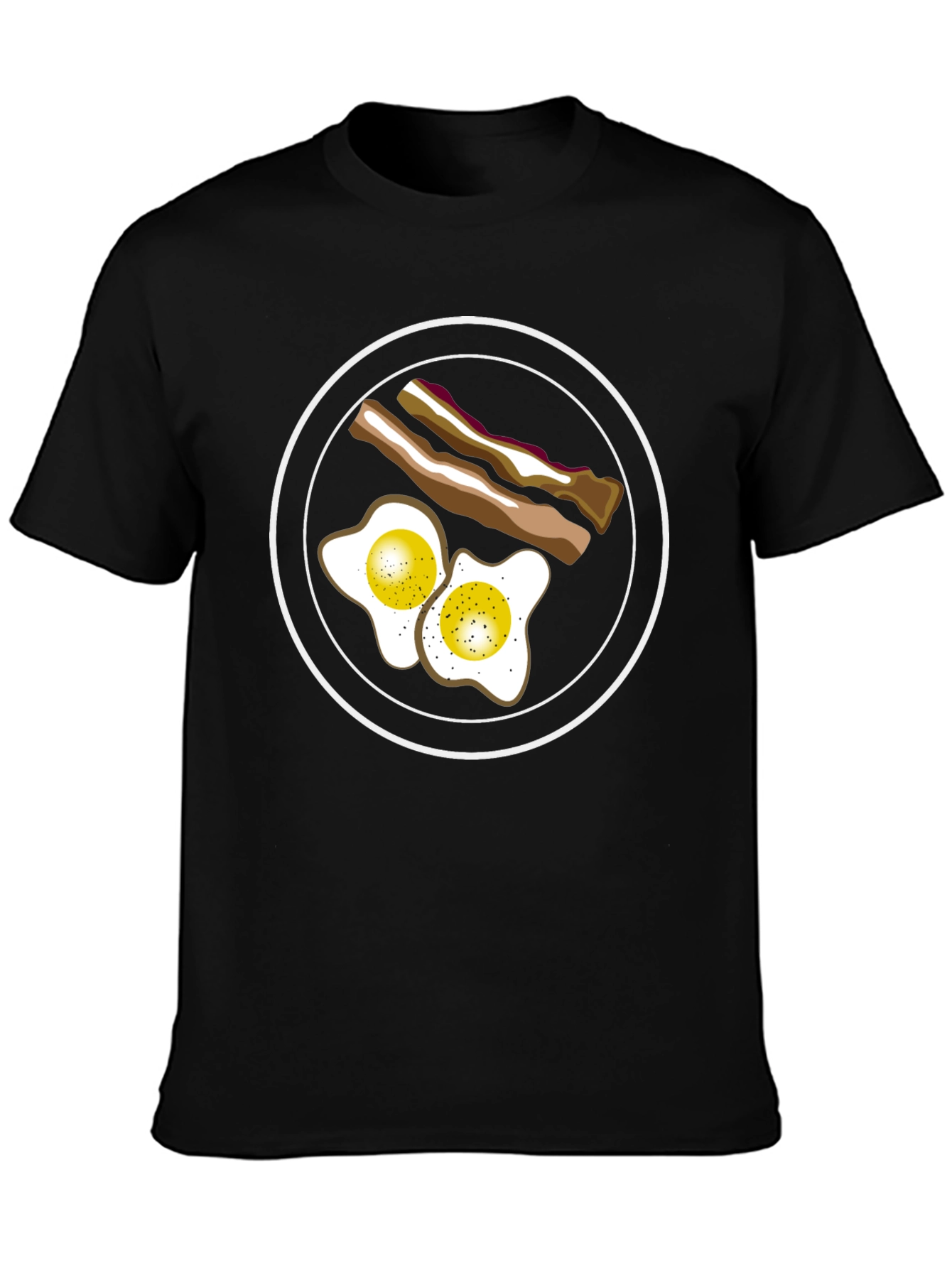Breakfast T-Shirt: Eggs & Bacon Graphic Tee