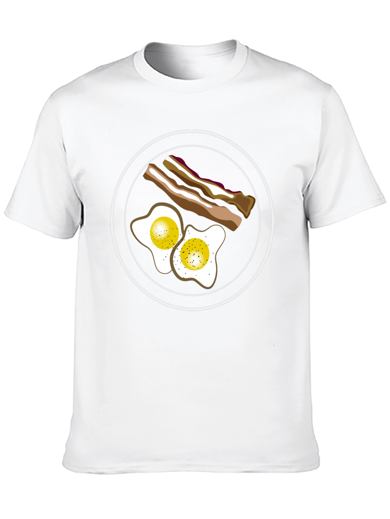 Breakfast T-Shirt: Eggs & Bacon Graphic Tee