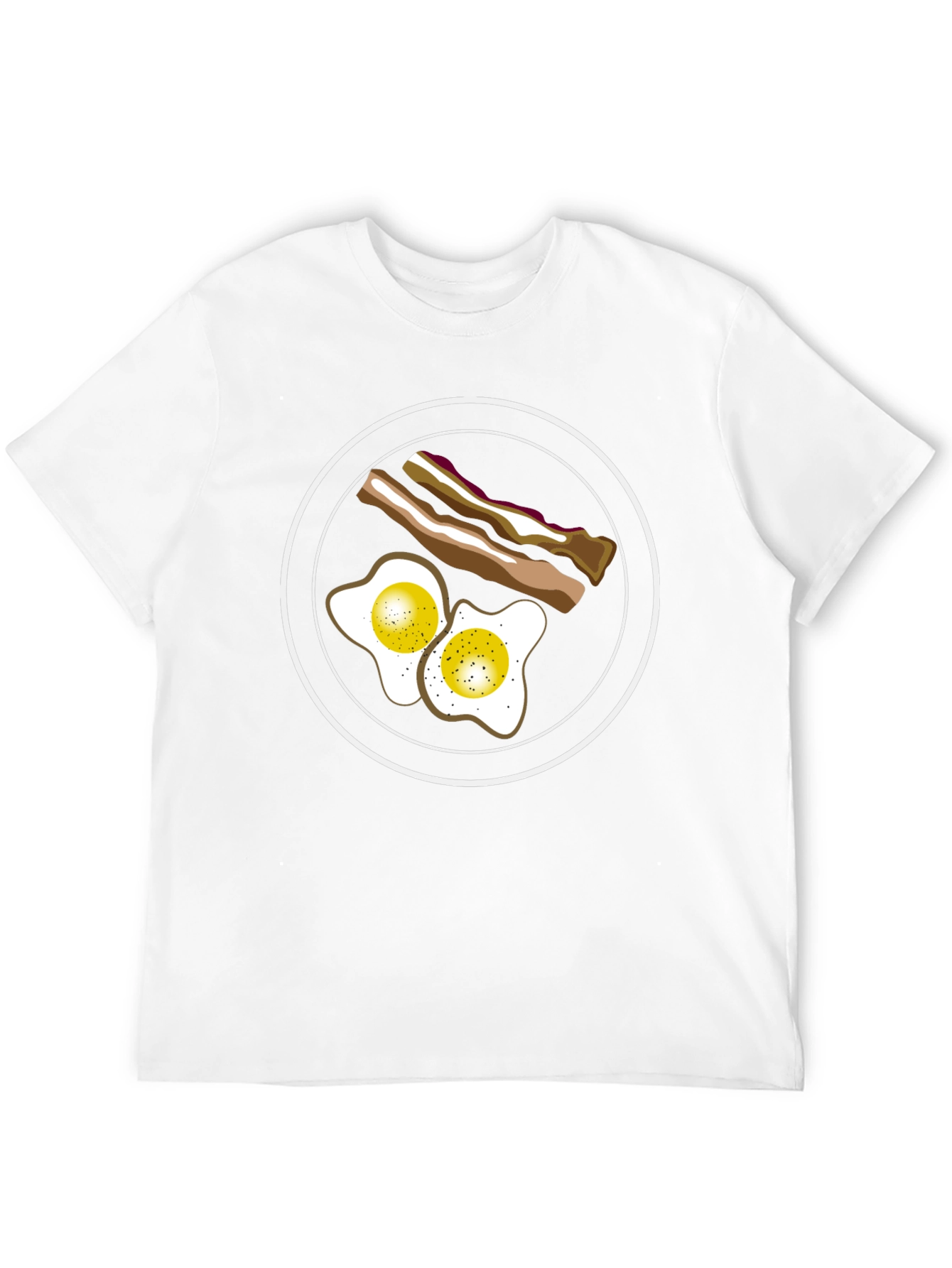 Breakfast T-Shirt: Eggs & Bacon Graphic Tee