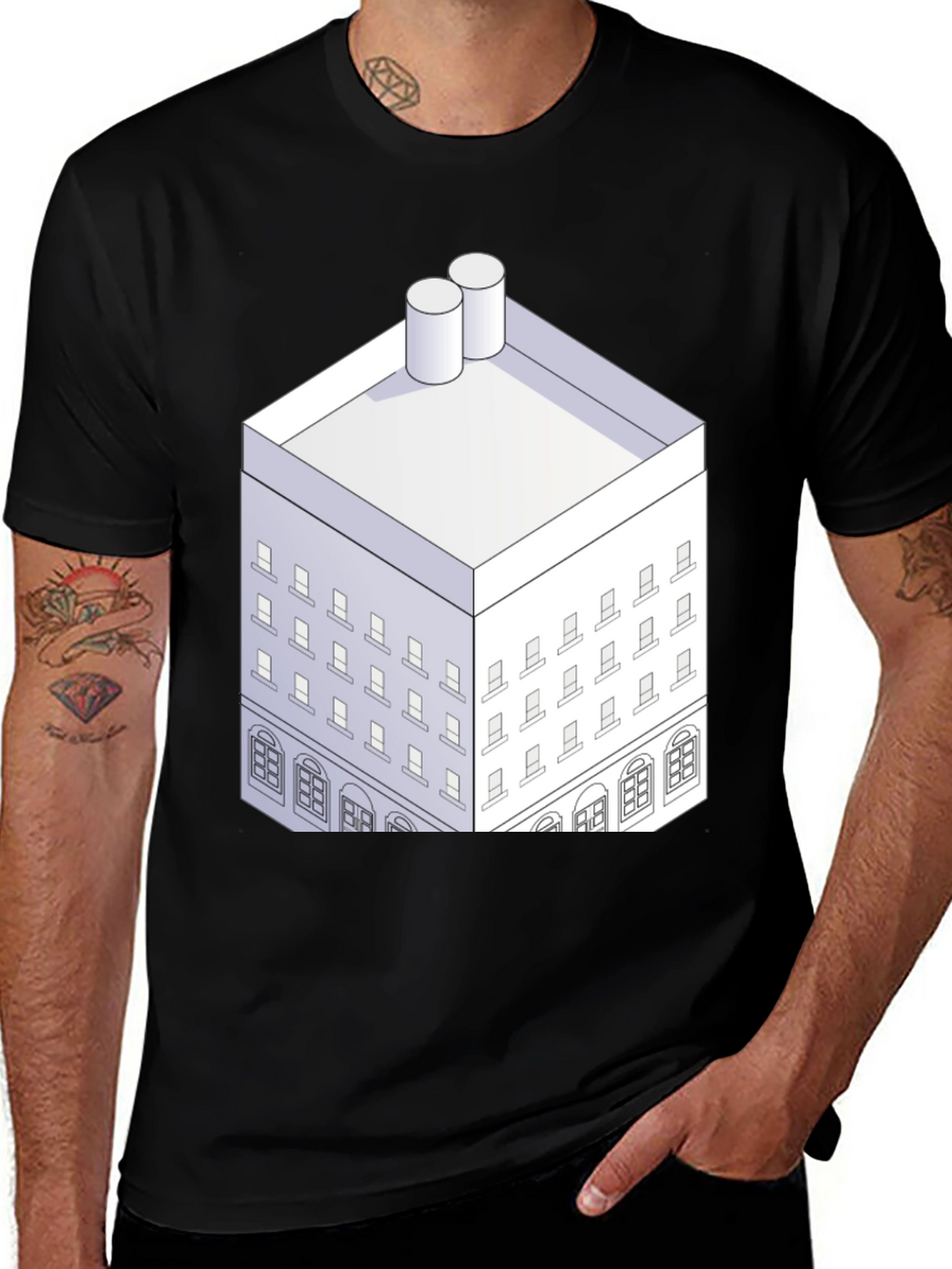 Isometric Building Tee