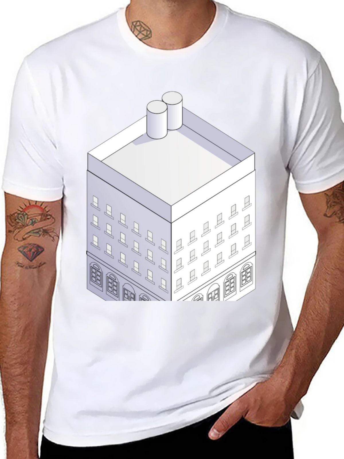 Isometric Building Tee