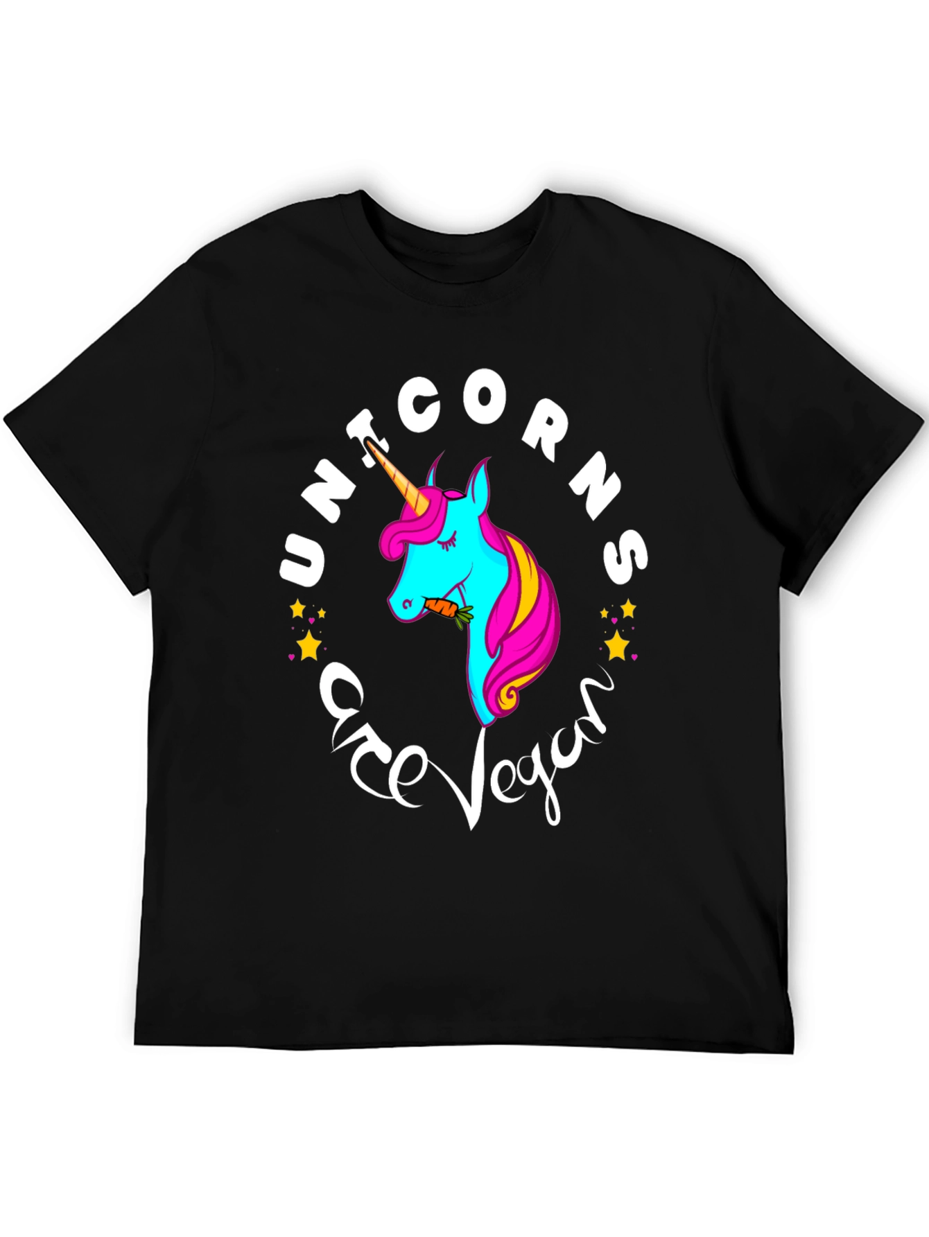 Unicorns Are Vegan Graphic T-Shirt
