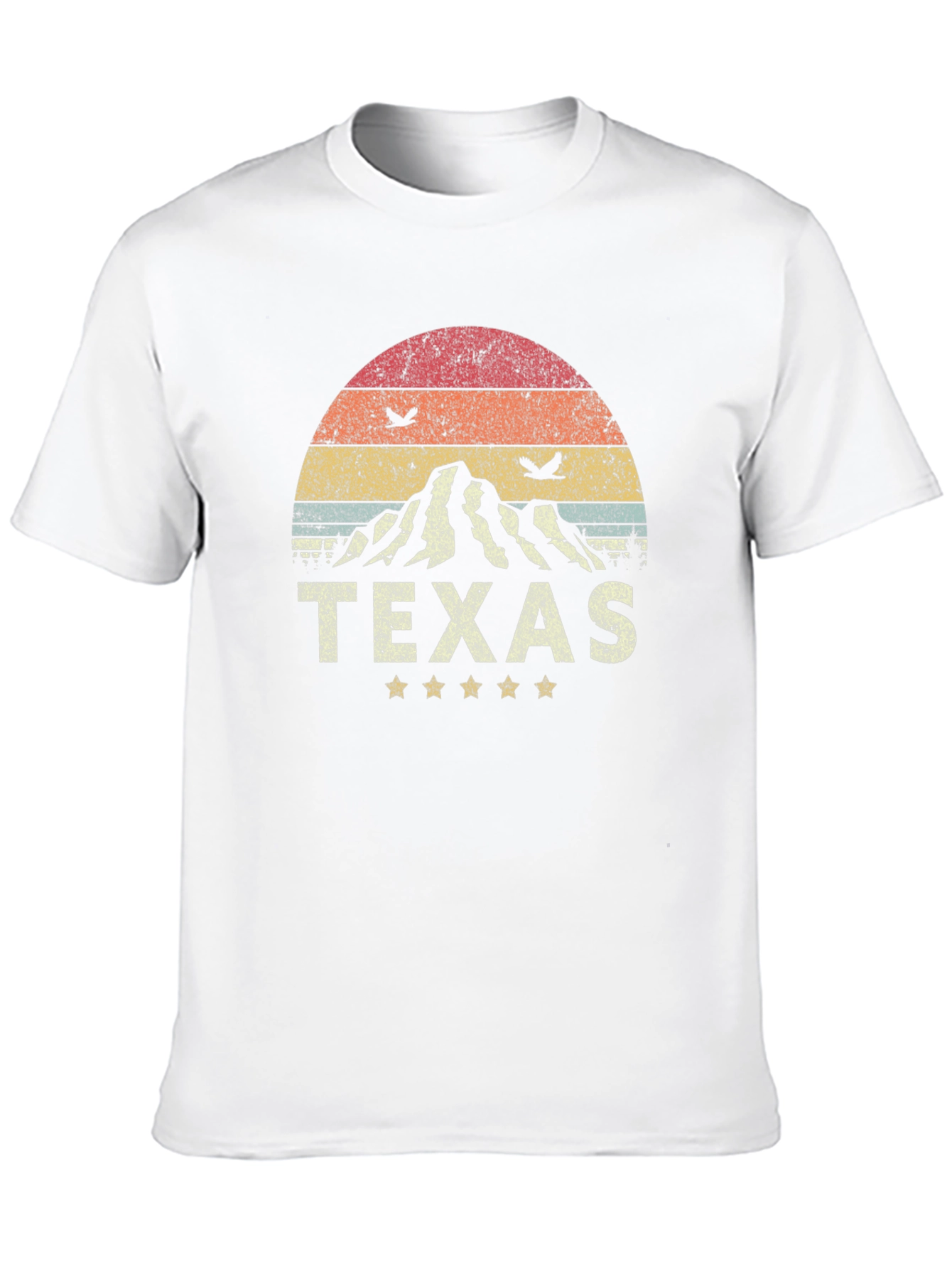 Texas Retro Graphic Tee - Black