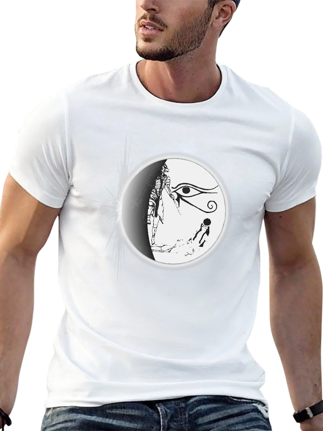 Egyptian Eye T-Shirt - Black Graphic Tee
