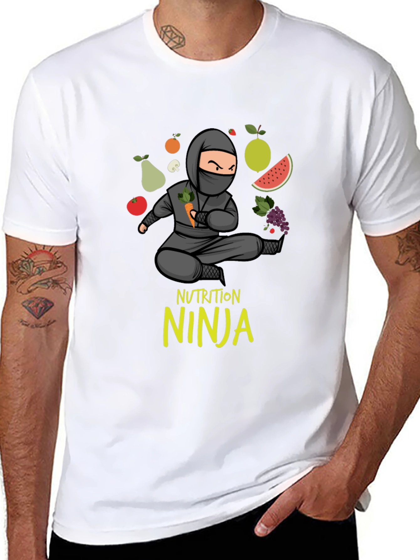 Nutrition Ninja T-Shirt - Healthy Eating Tee