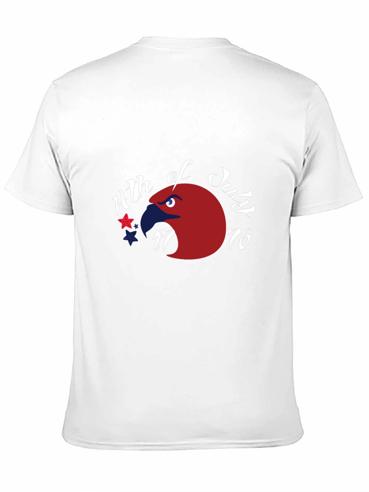 Patriotic Eagle 4th of July Graphic Tee - Black