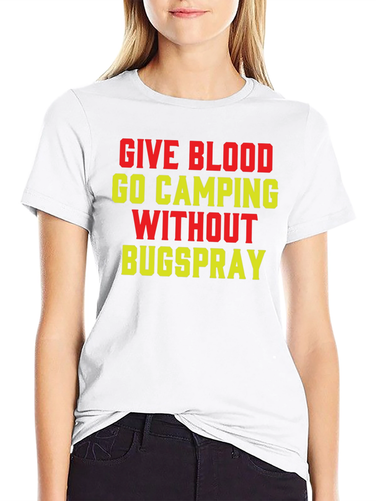 Give Blood Go Camping T-Shirt