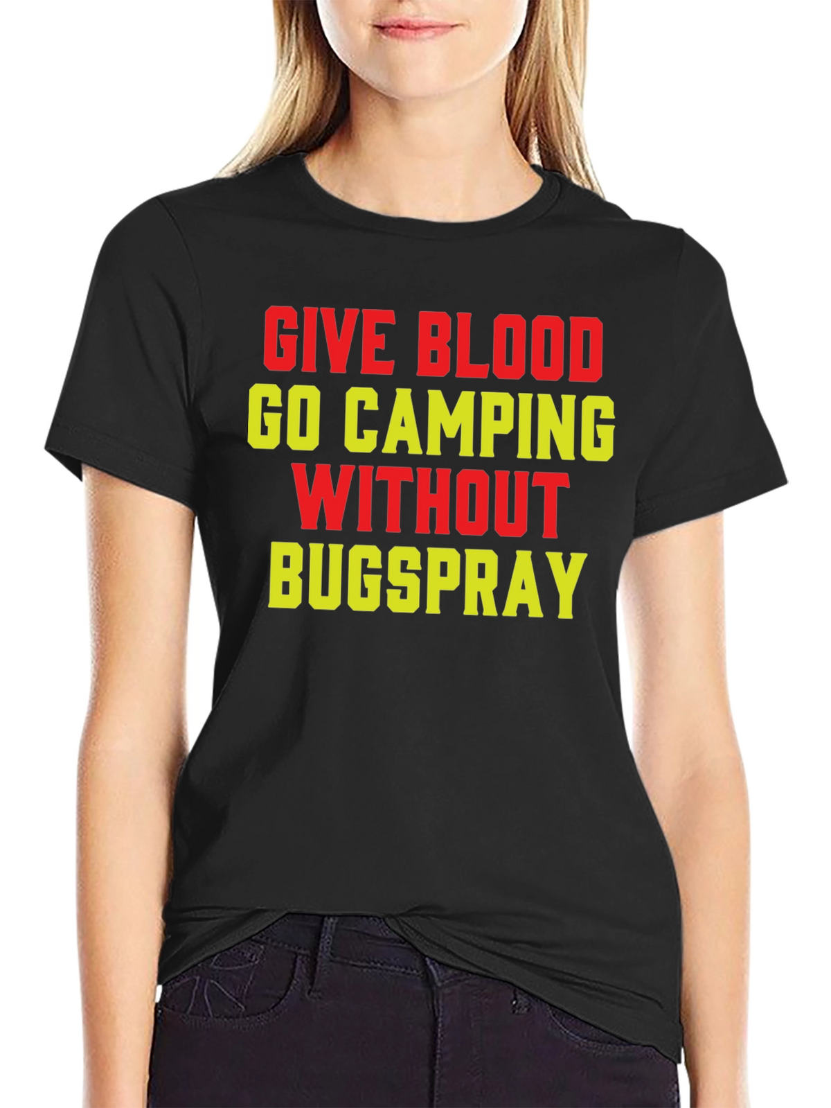 Give Blood Go Camping T-Shirt