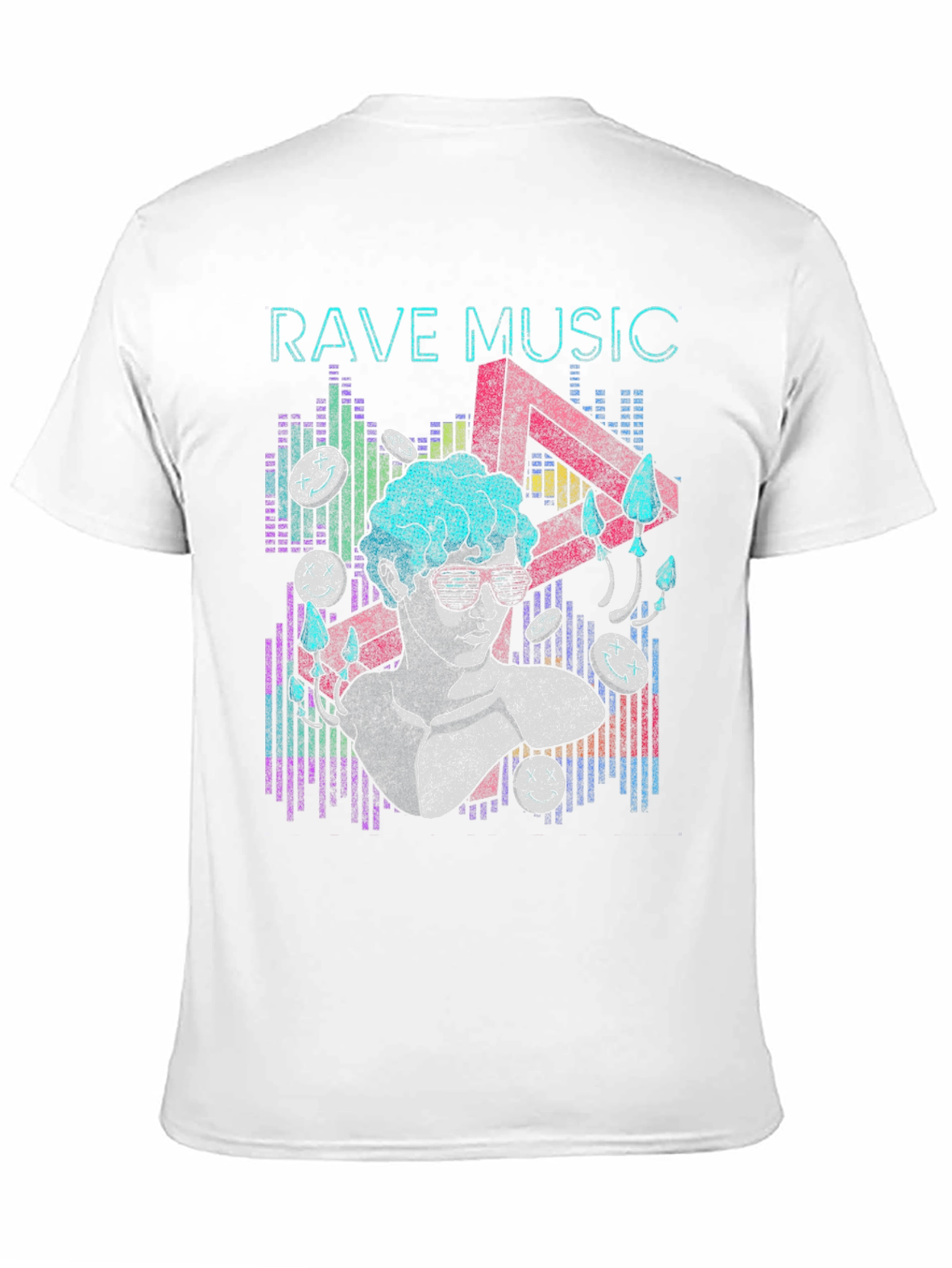 Rave Music Graphic Print T-Shirt