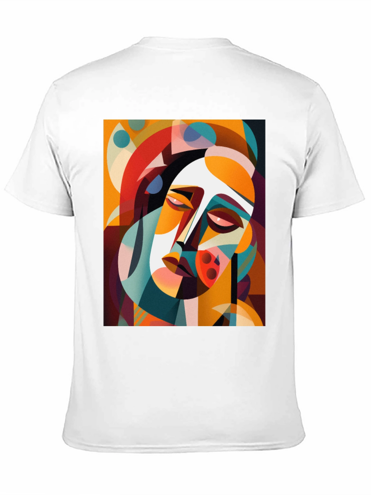 Abstract Art Graphic Tee - Modern Geometric Style