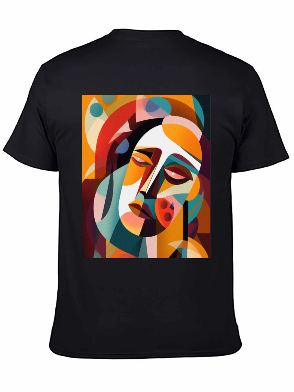 Abstract Art Graphic Tee - Modern Geometric Style