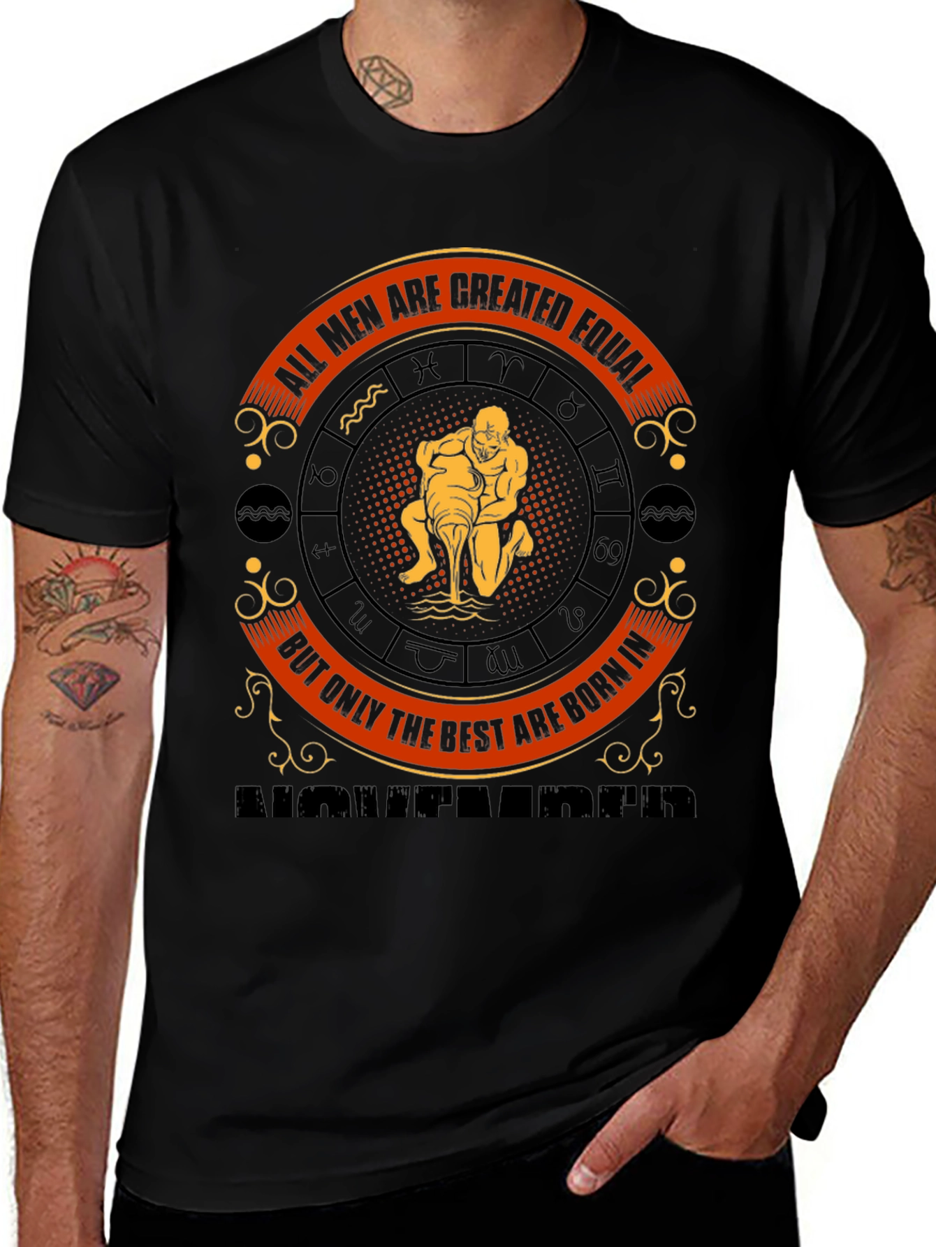 Zodiac Man T-Shirt - Best Men Born In