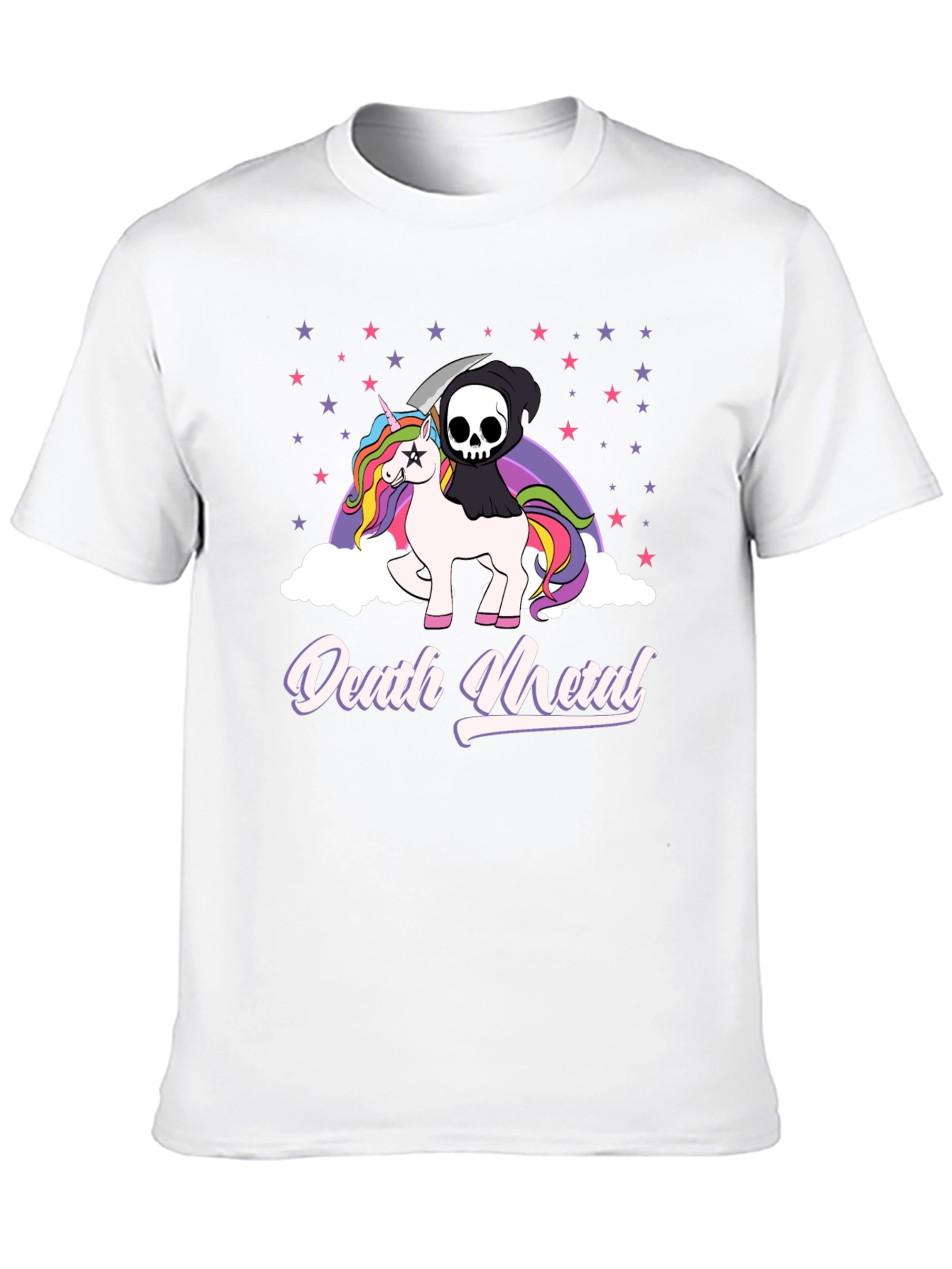 Death Metal Unicorn T-Shirt - Black