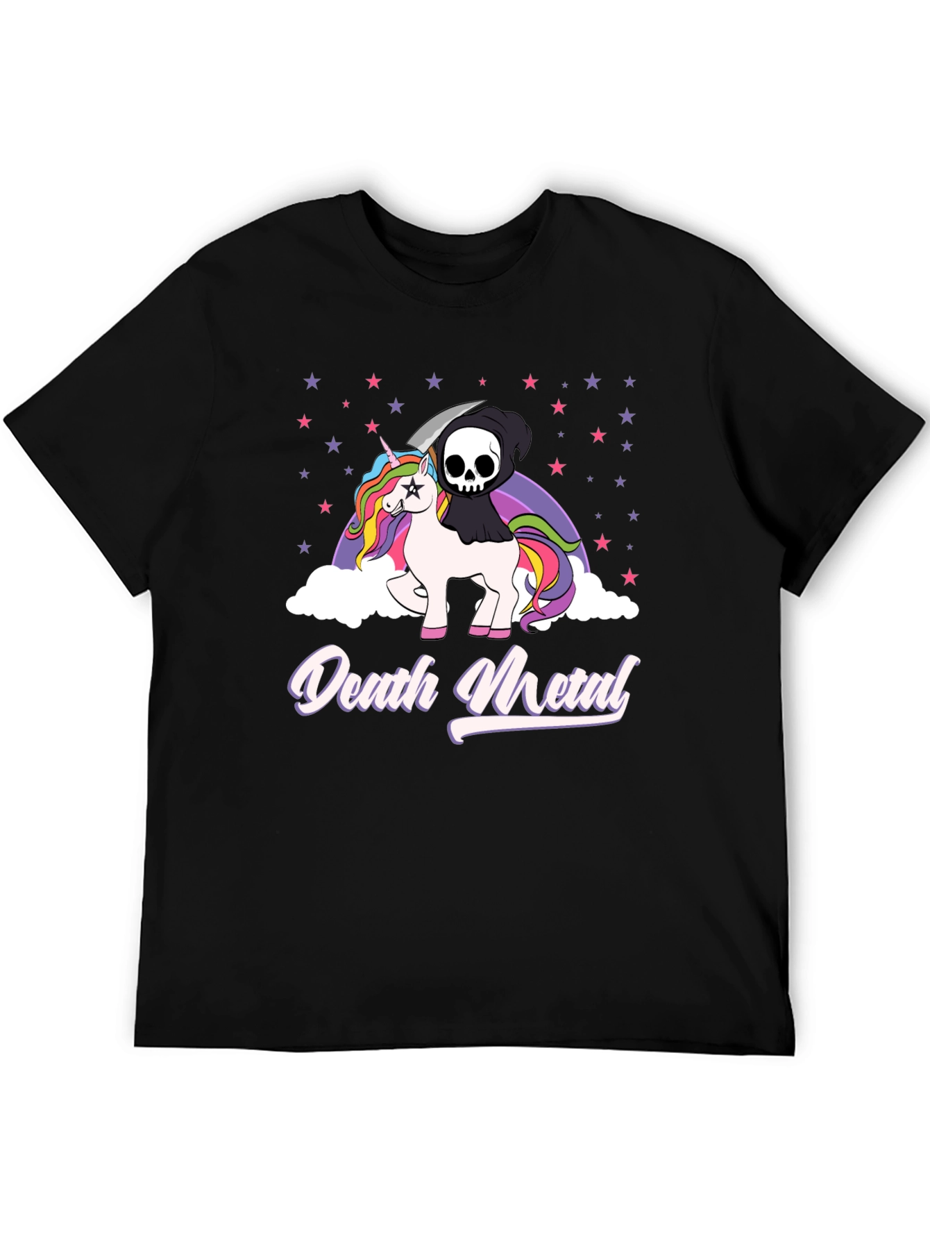 Death Metal Unicorn T-Shirt - Black