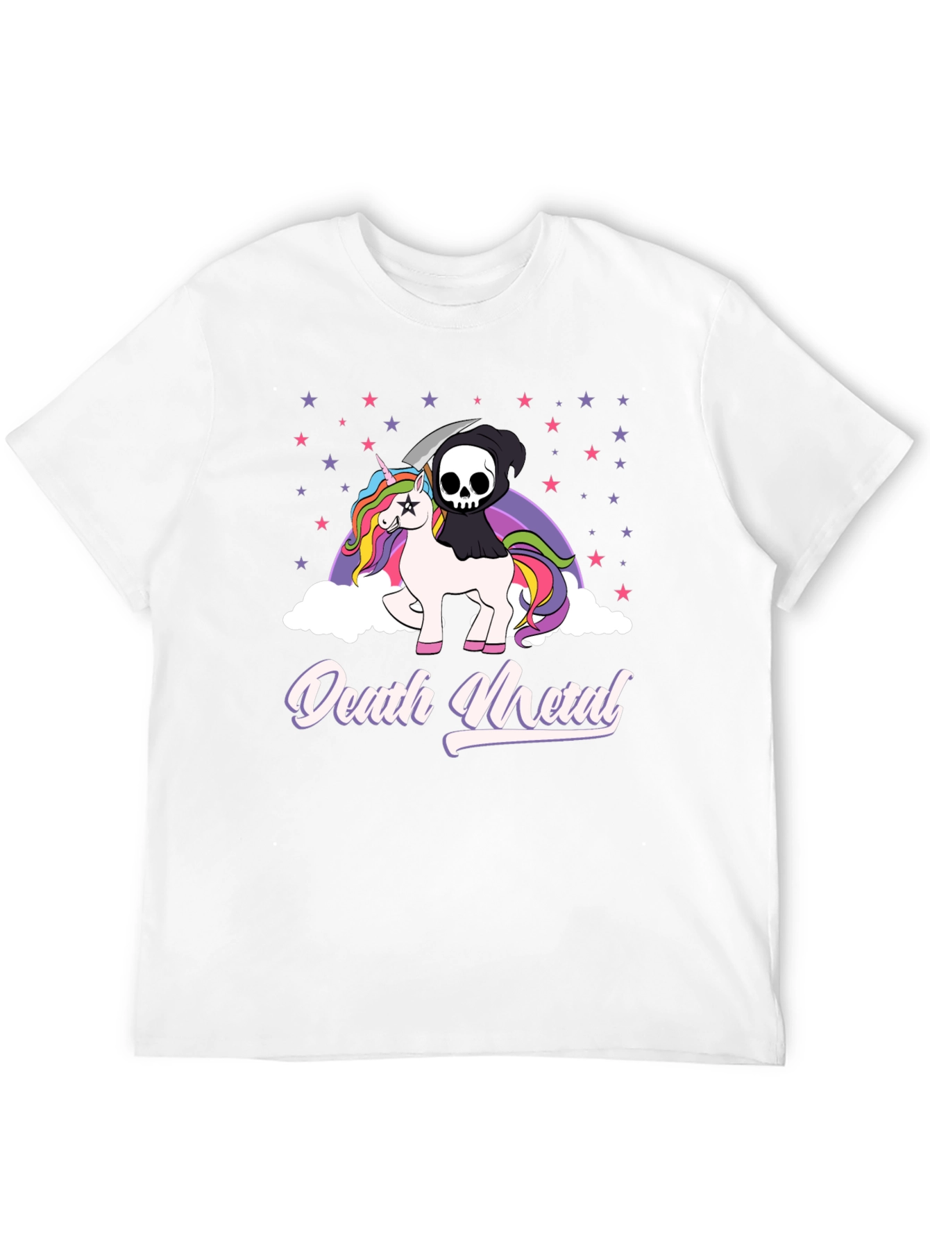 Death Metal Unicorn T-Shirt - Black