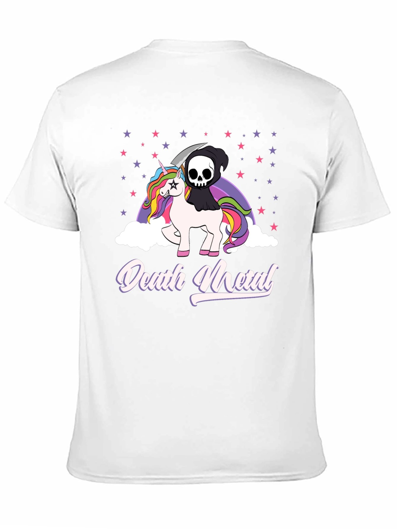 Death Metal Unicorn T-Shirt - Black