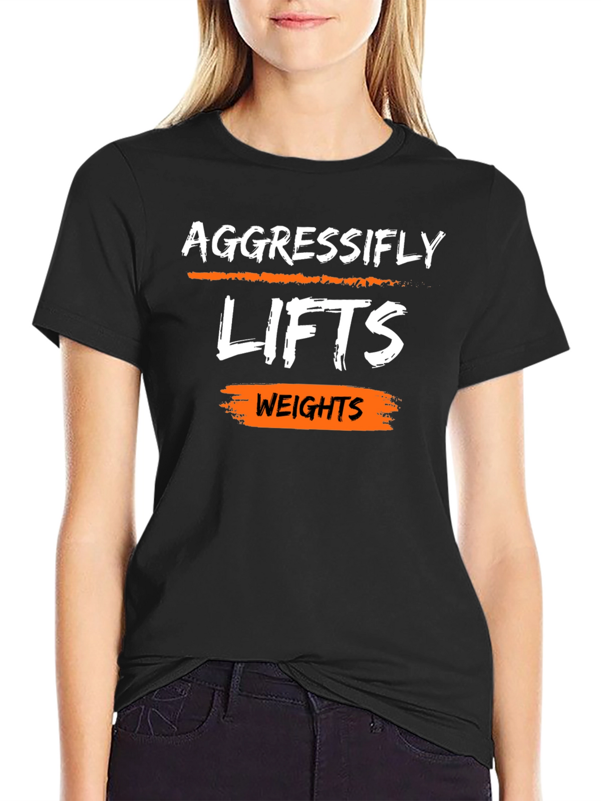 Aggressifly Lifts Weights Graphic Tee