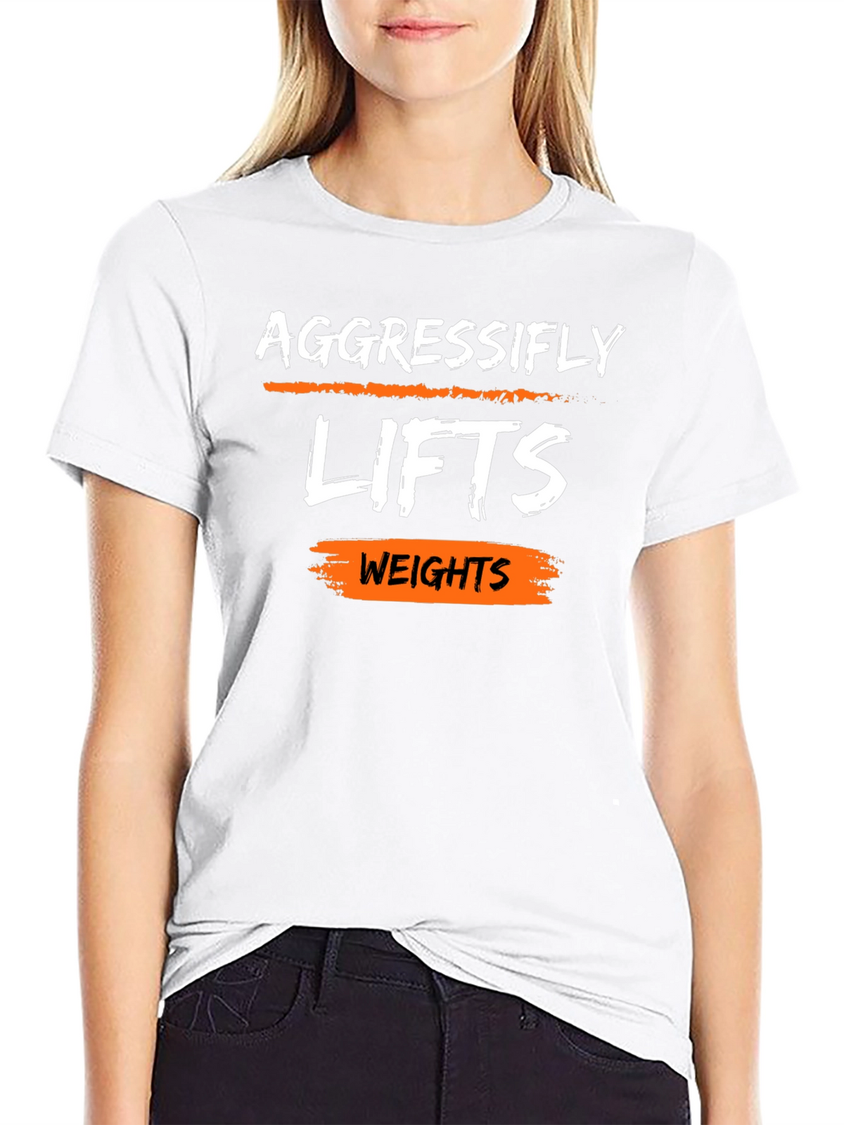 Aggressifly Lifts Weights Graphic Tee