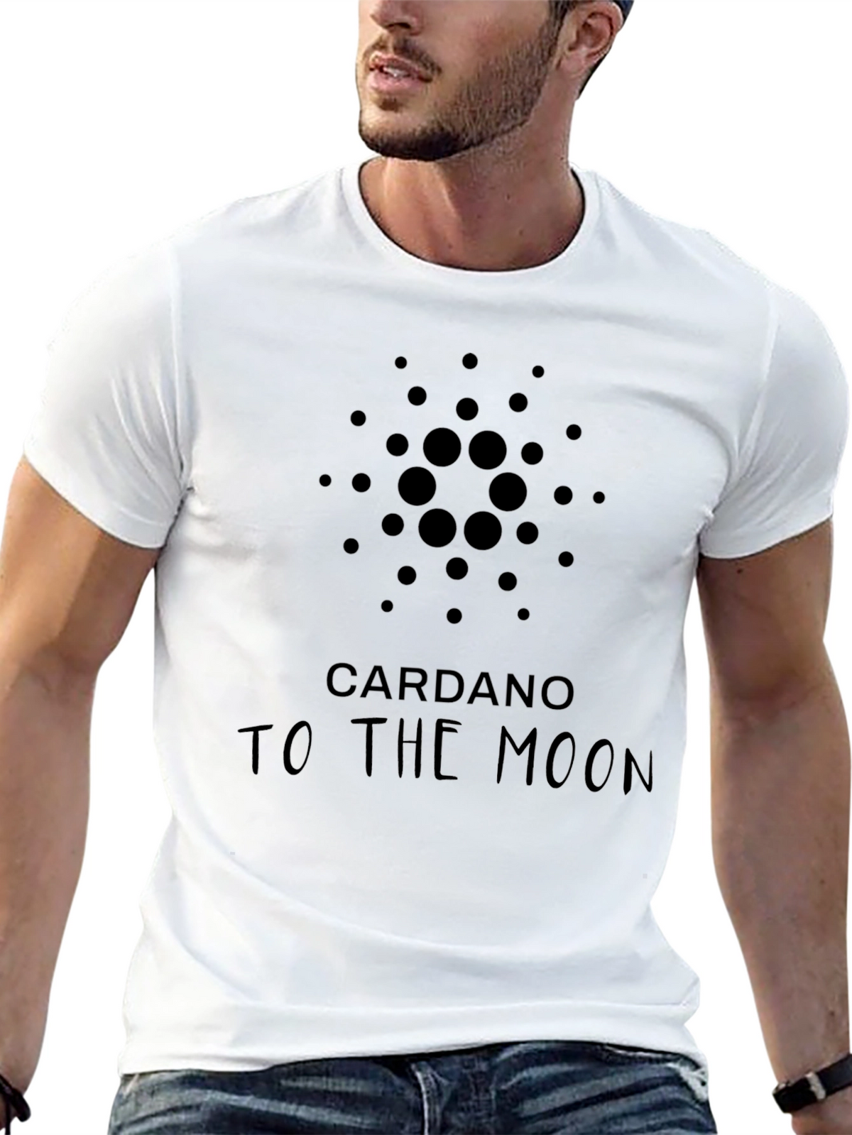 Cardano Crypto T-Shirt - To The Moon!