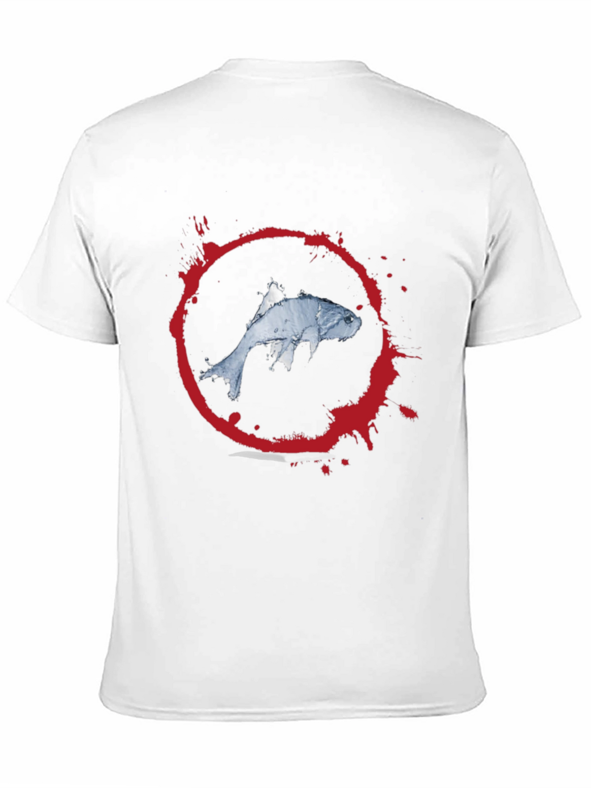 Koi Fish Graphic Tee - Mens Black T-Shirt