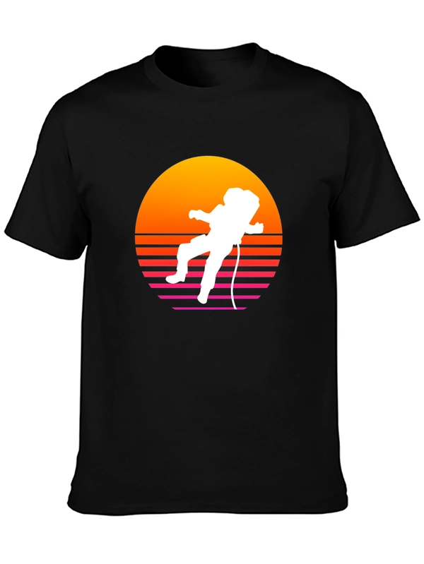 Retro Astronaut Sunset T-Shirt
