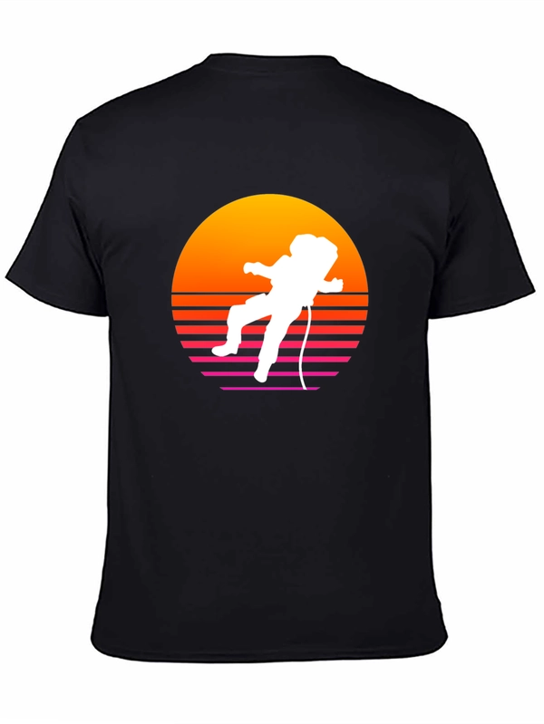 Retro Astronaut Sunset T-Shirt