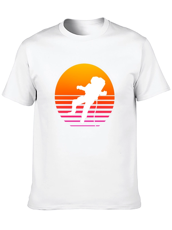 Retro Astronaut Sunset T-Shirt