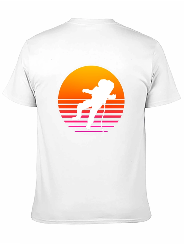 Retro Astronaut Sunset T-Shirt