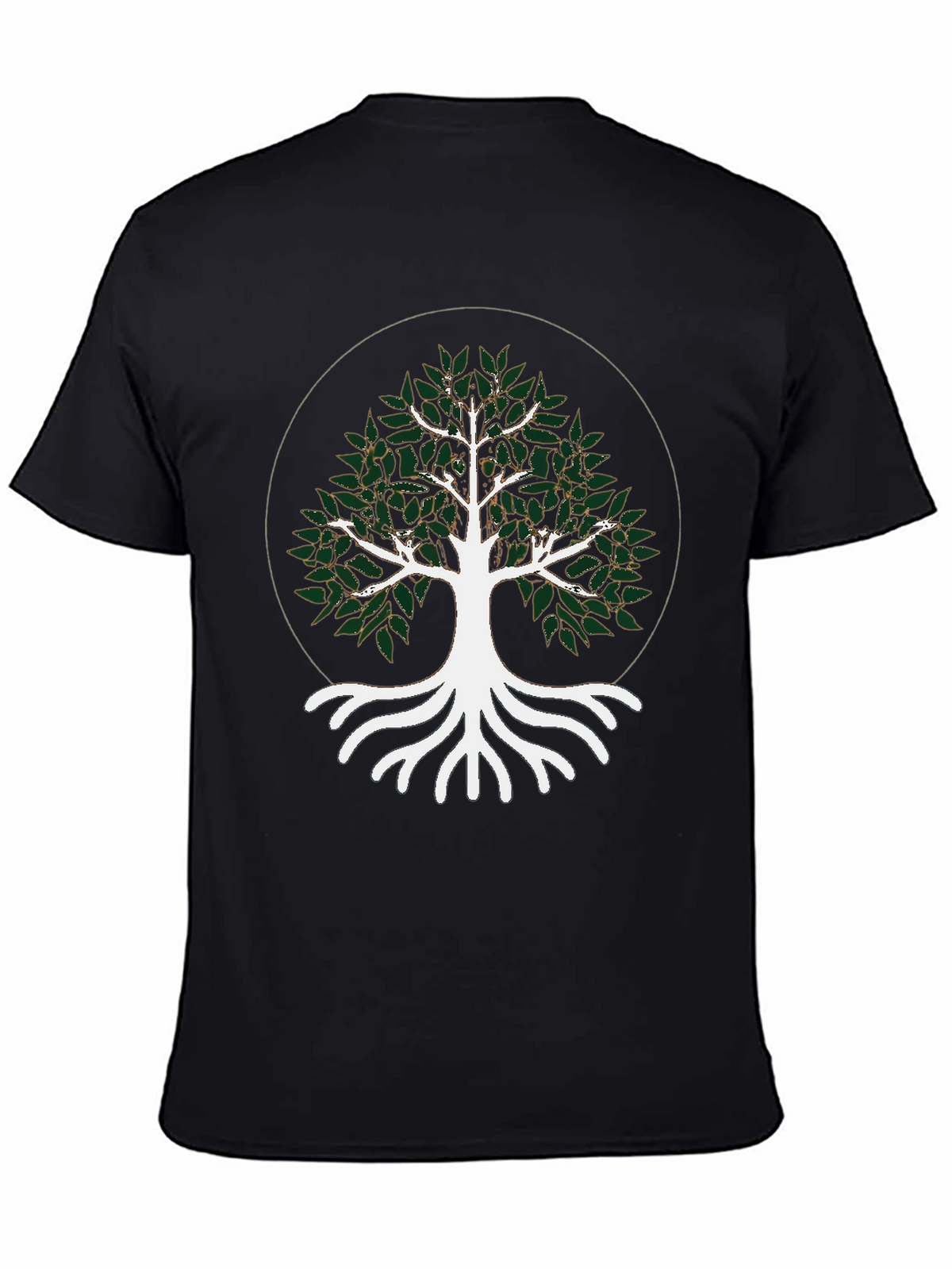 Nature Tree of Life Black T-Shirt
