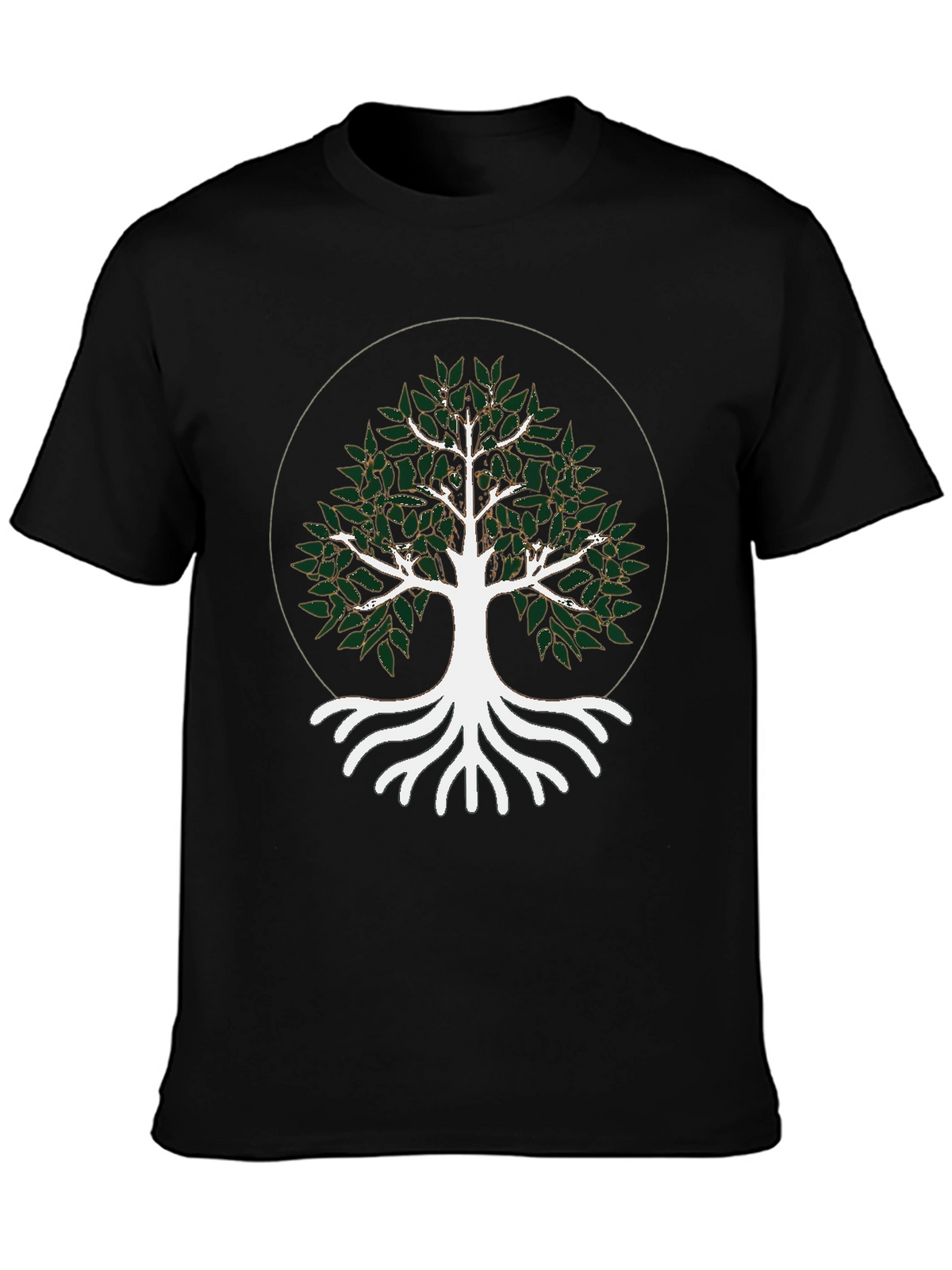 Nature Tree of Life Black T-Shirt