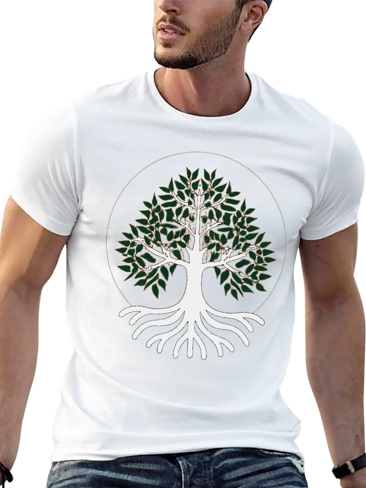 Nature Tree of Life Black T-Shirt