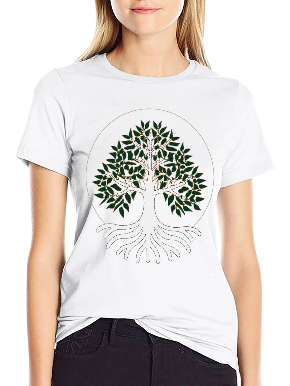 Nature Tree of Life Black T-Shirt