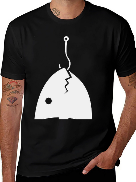 Cracked Fish Hook Graphic Tee