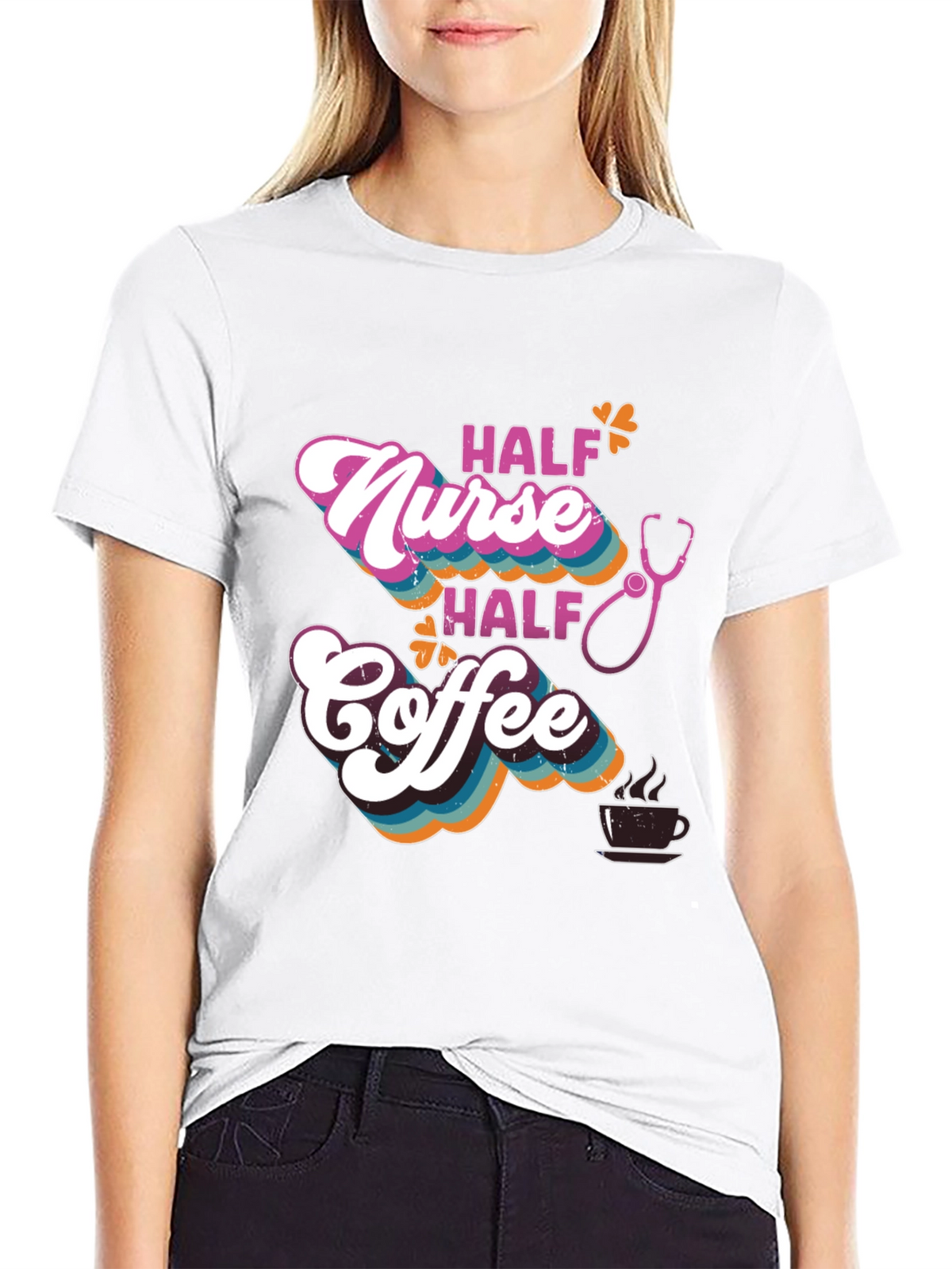 Nurse/Coffee T-Shirt - Perfect Gift!