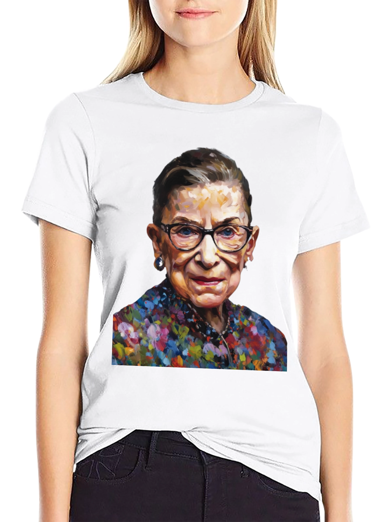 RBG Portrait T-Shirt - Supreme Court Justice