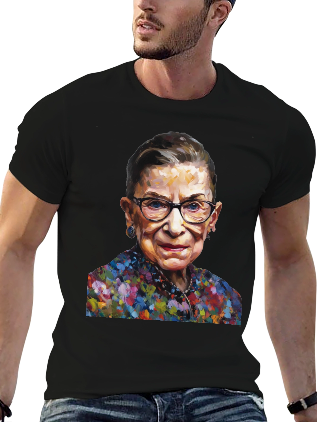 RBG Portrait T-Shirt - Supreme Court Justice