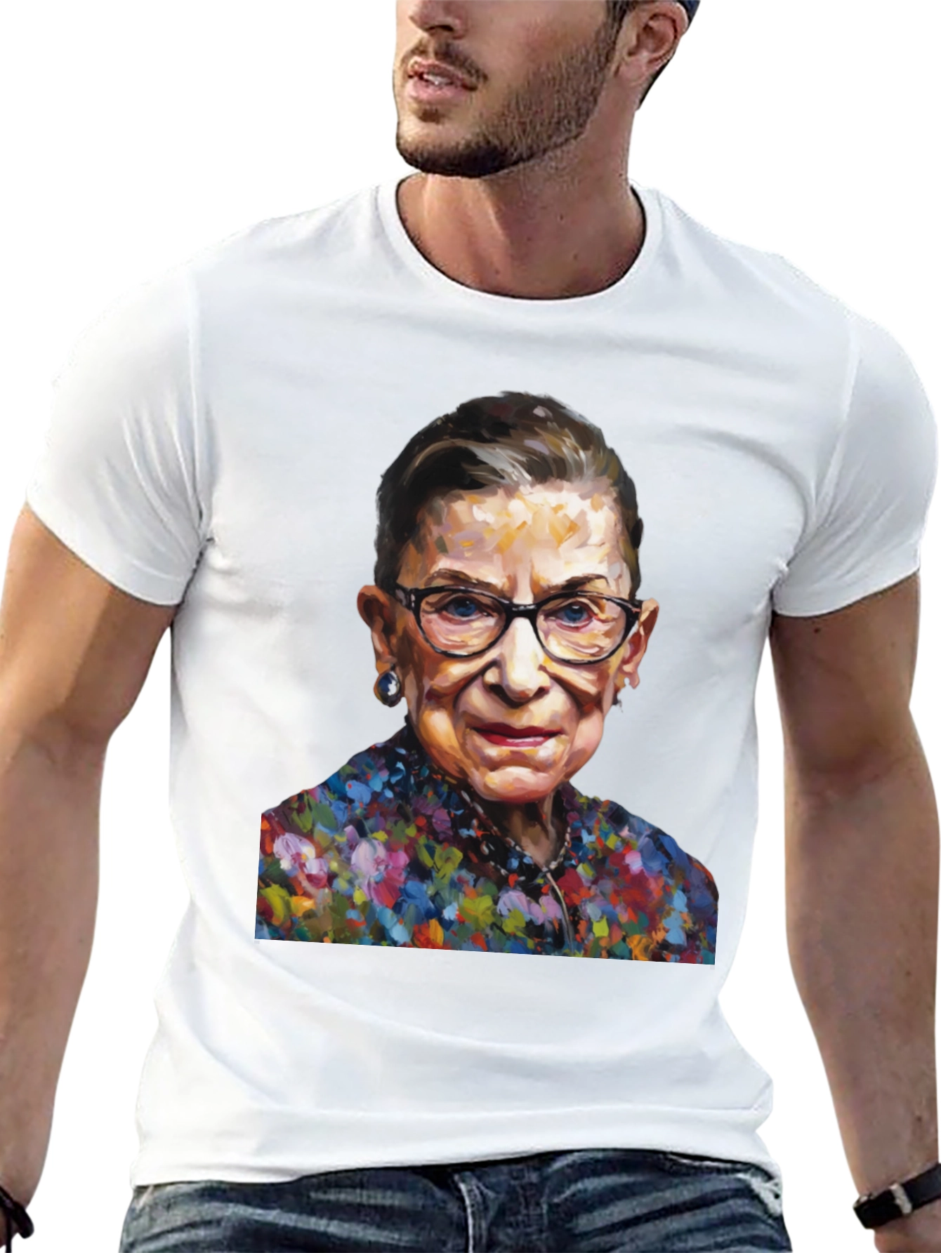 RBG Portrait T-Shirt - Supreme Court Justice