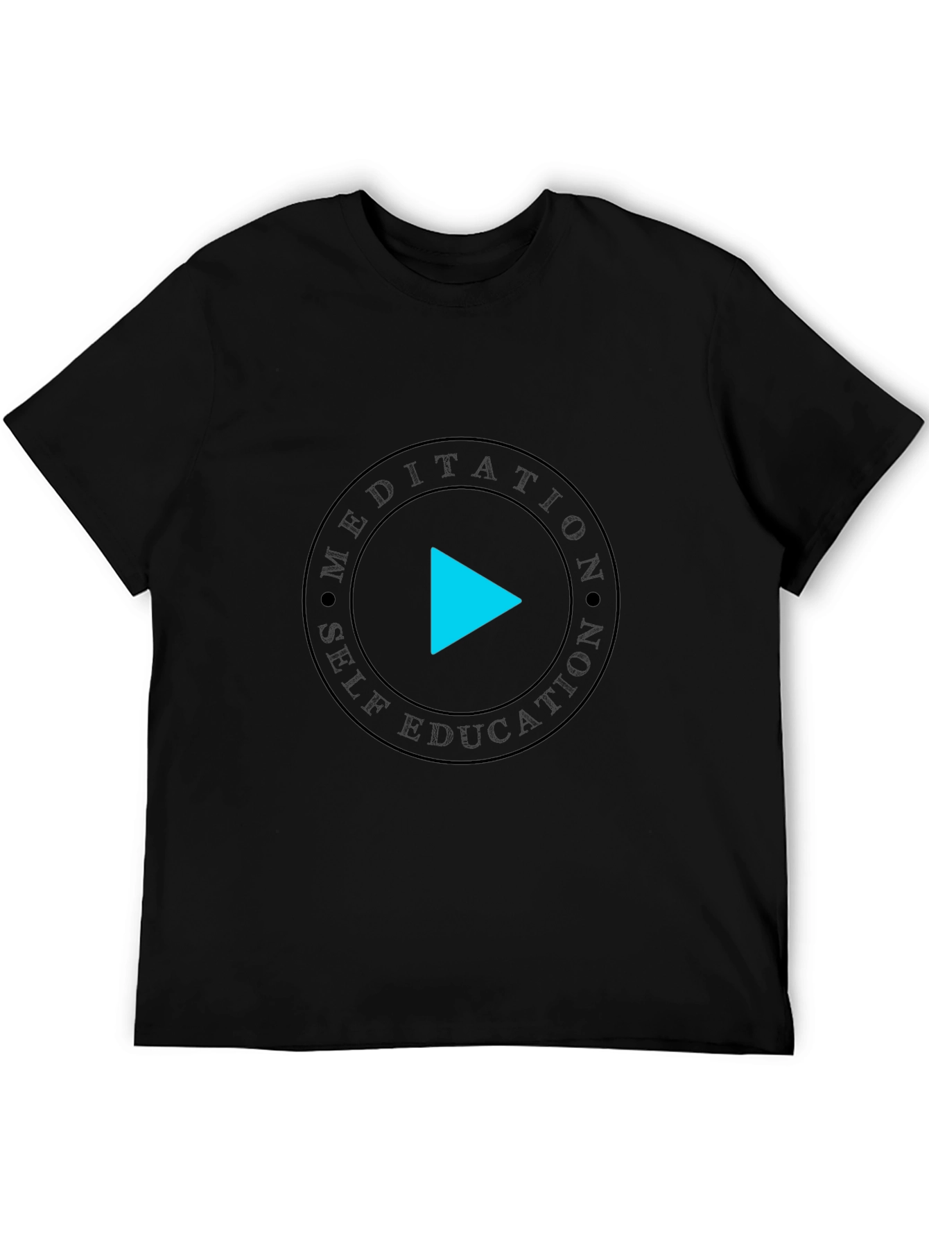 Meditation & Self-Education Black T-Shirt