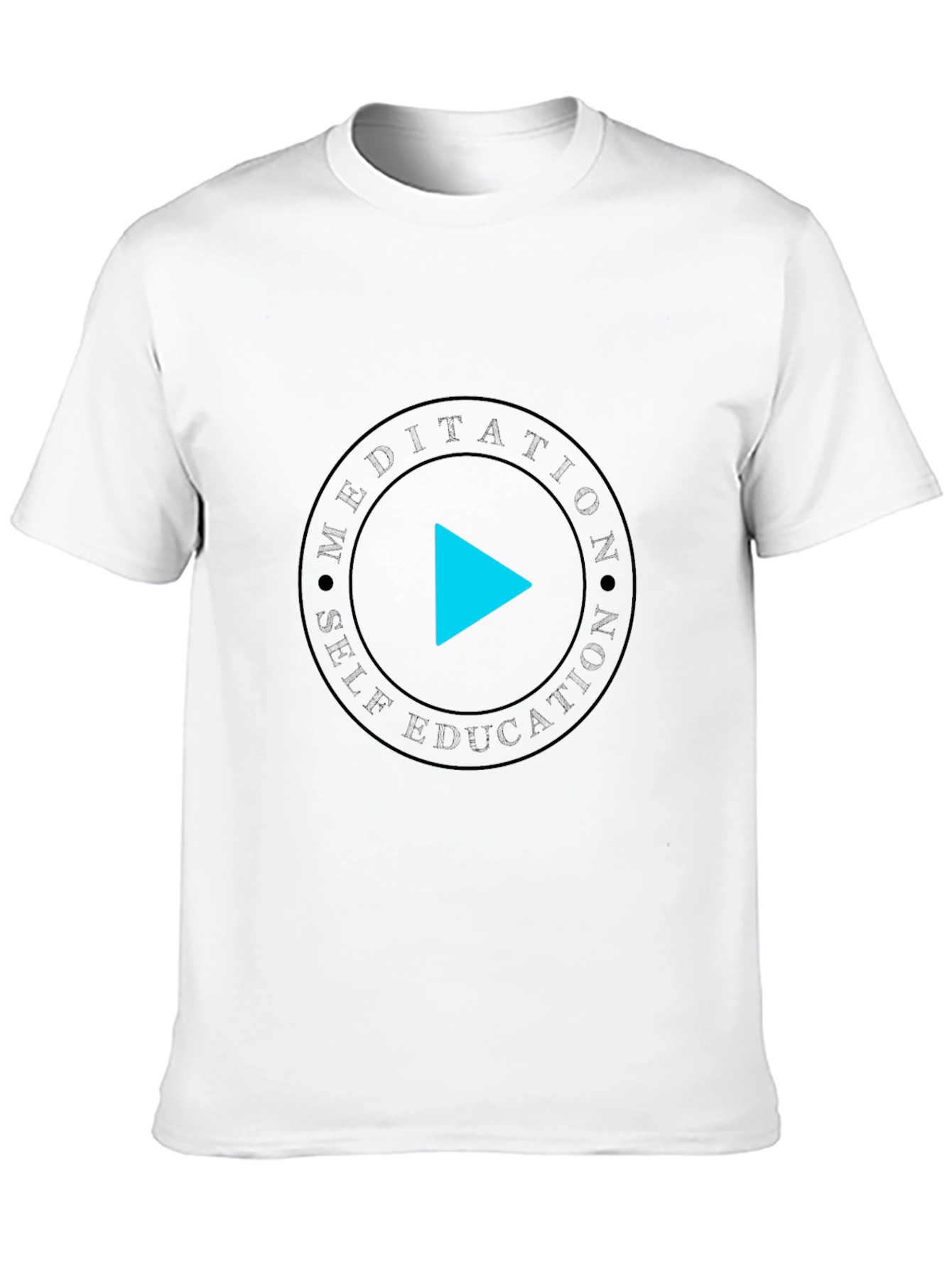 Meditation & Self-Education Black T-Shirt