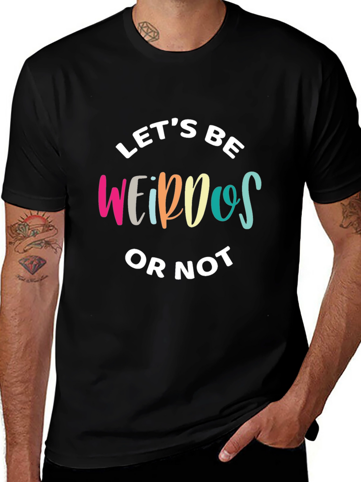 Lets Be Weirdos Graphic T-Shirt