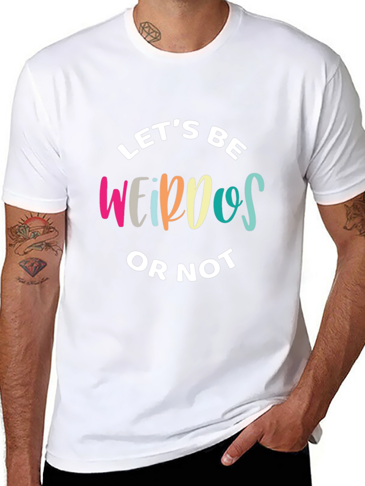 Lets Be Weirdos Graphic T-Shirt