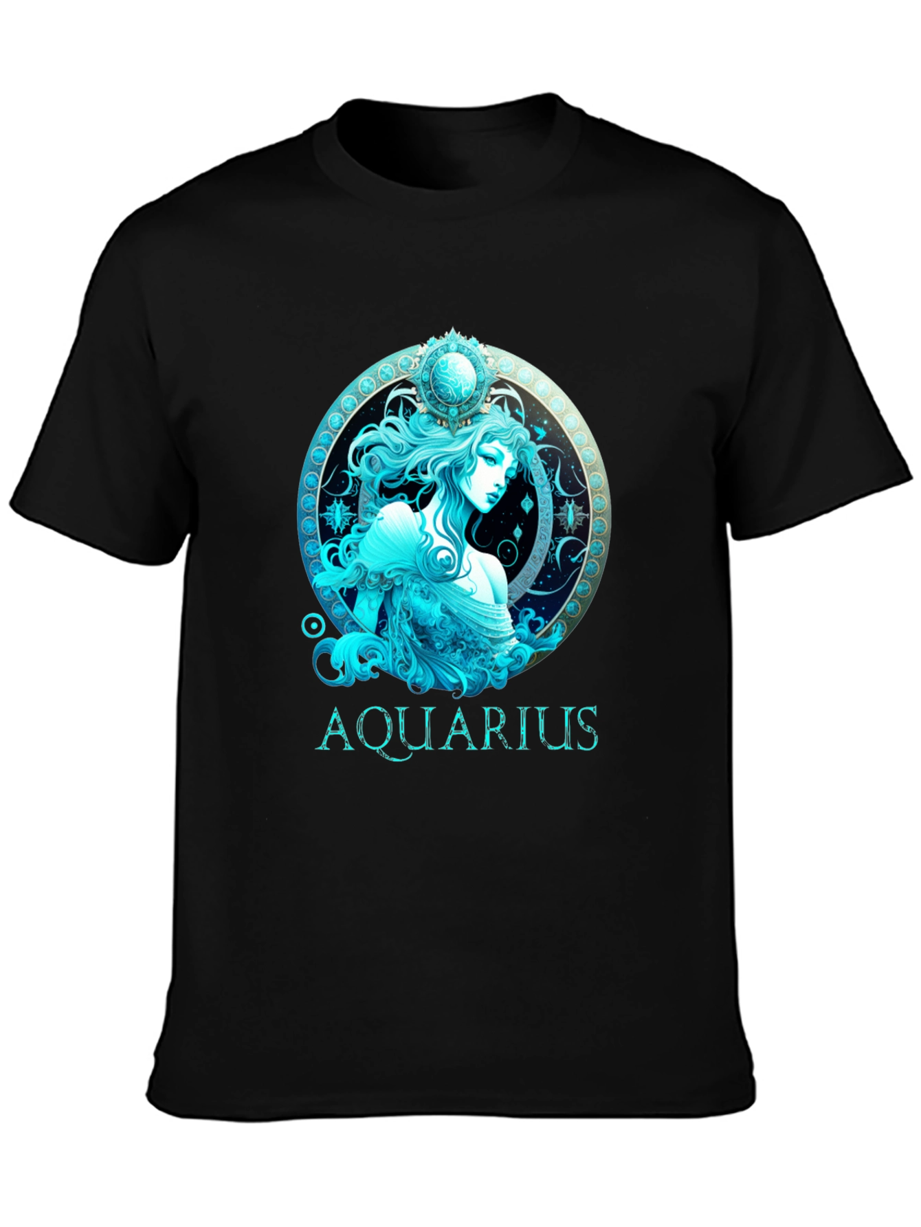 Aquarius Zodiac T-Shirt - Stylish Astrological Design