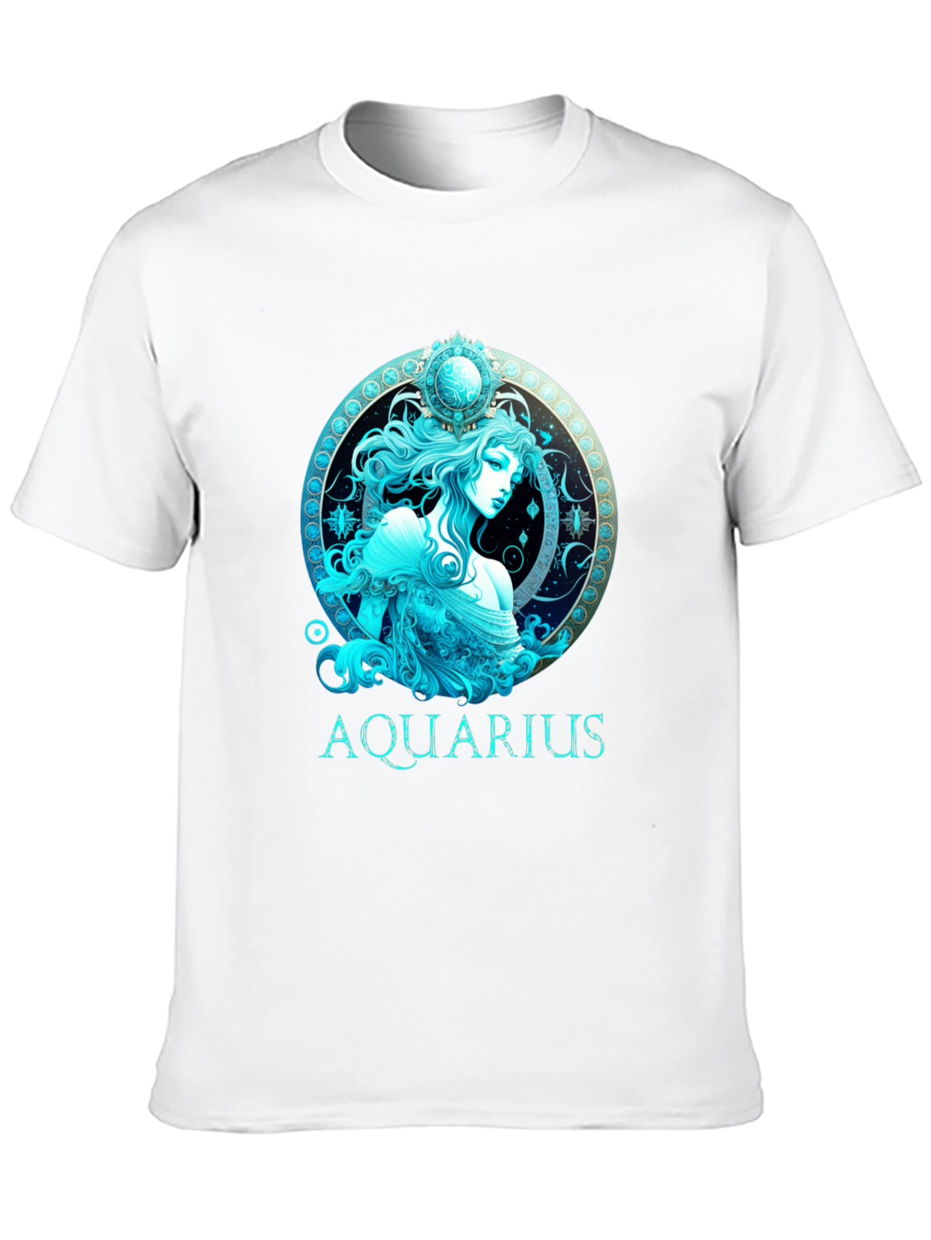 Aquarius Zodiac T-Shirt - Stylish Astrological Design