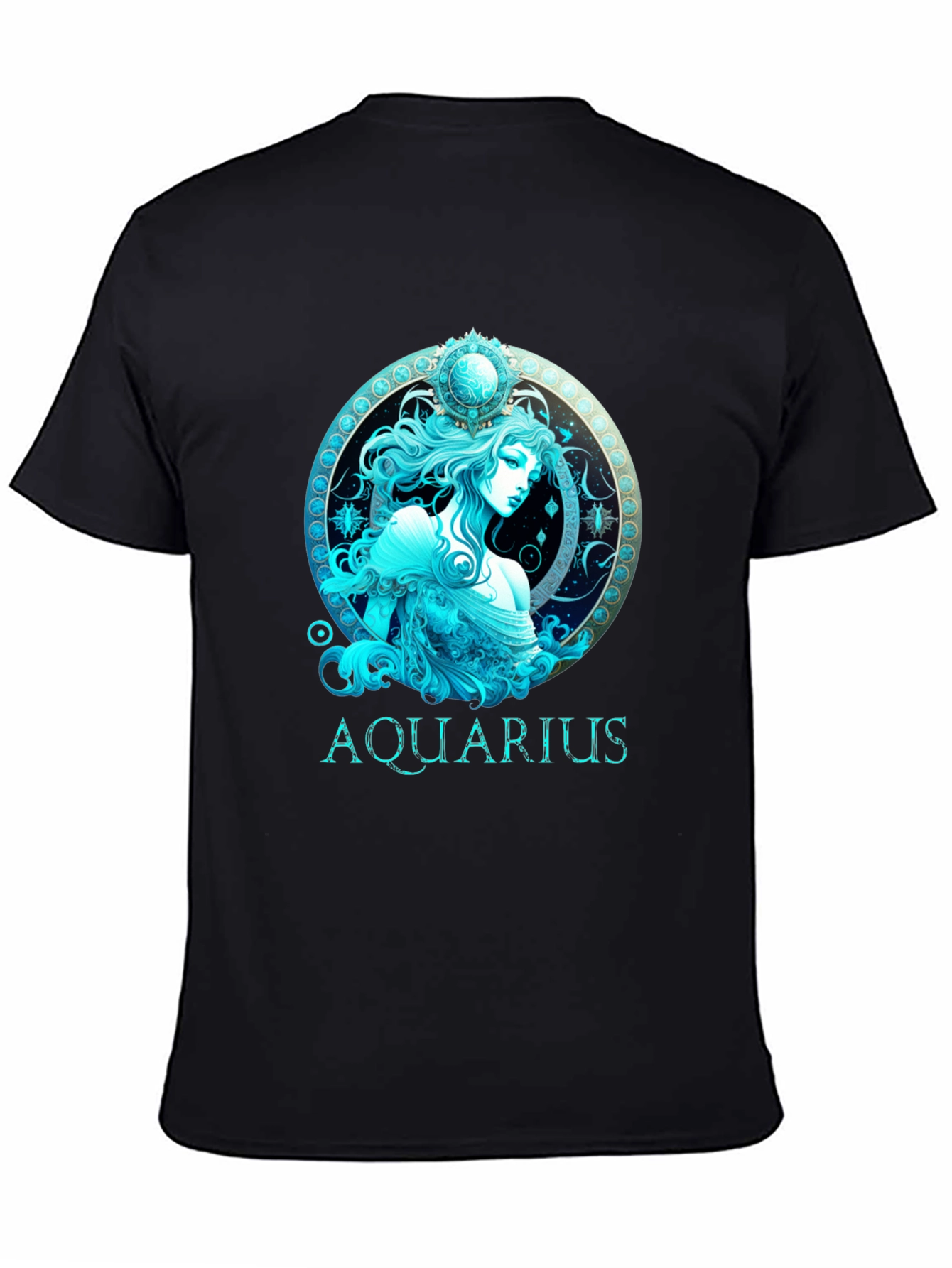 Aquarius Zodiac T-Shirt - Stylish Astrological Design