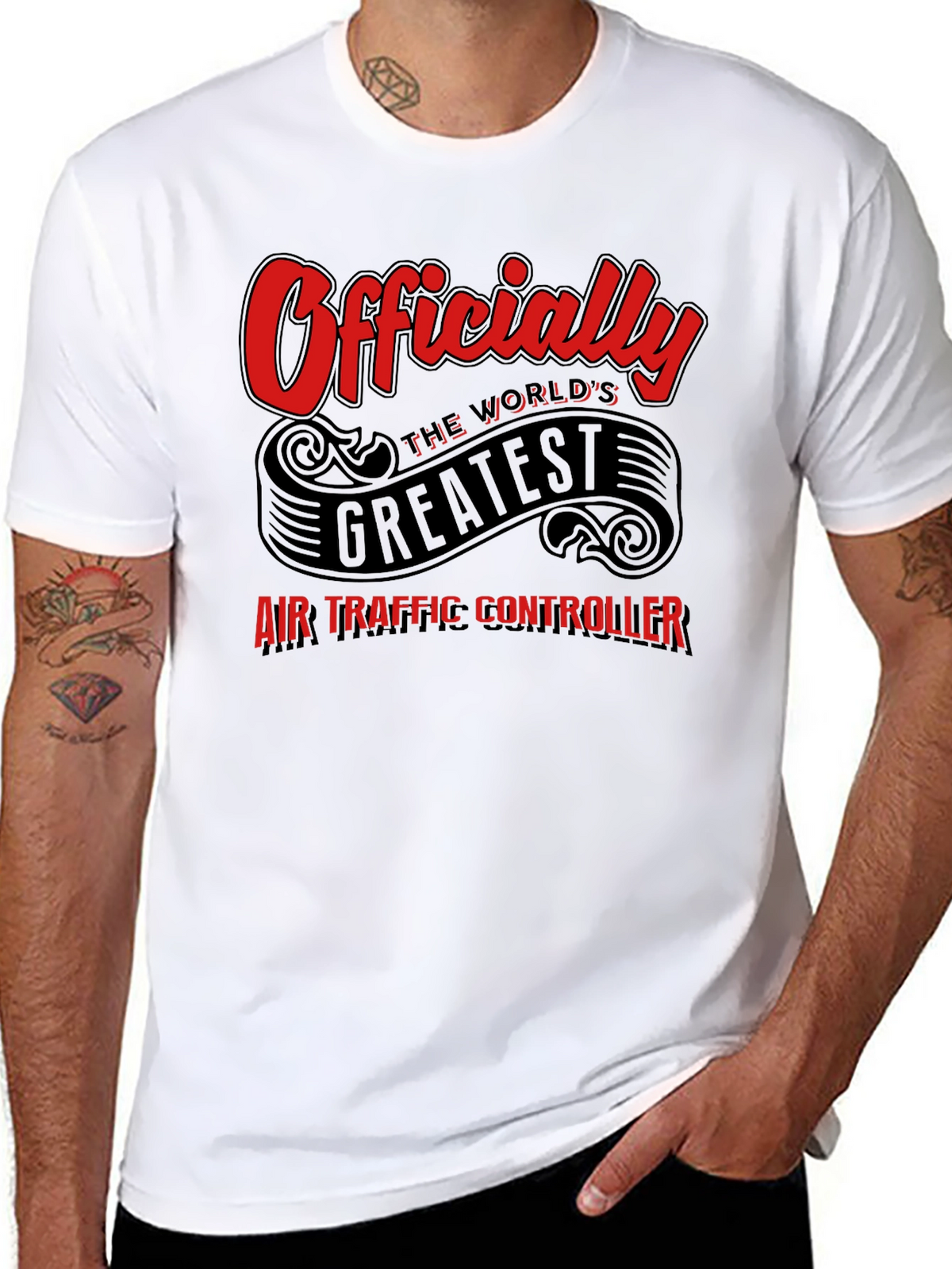 Officially the Worlds Greatest Air Traffic Controller T-Shirt