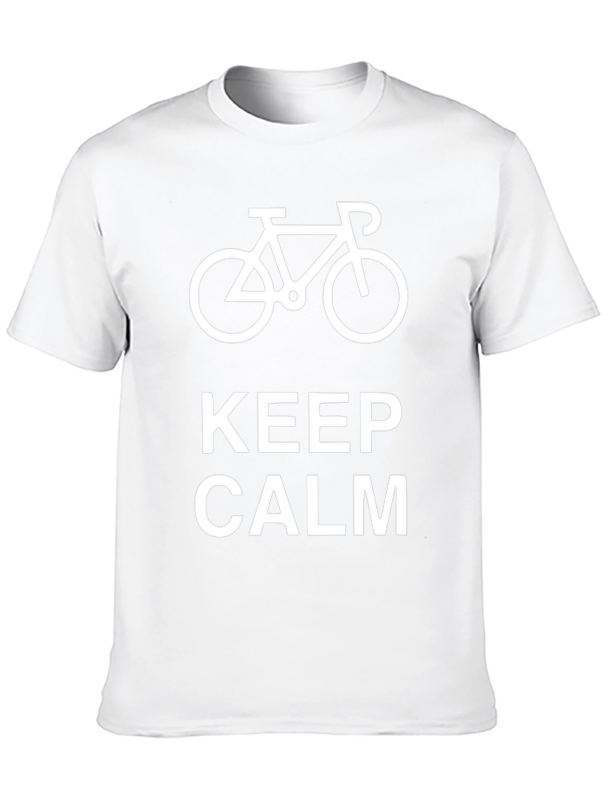 Keep Calm Cycling T-Shirt - Black