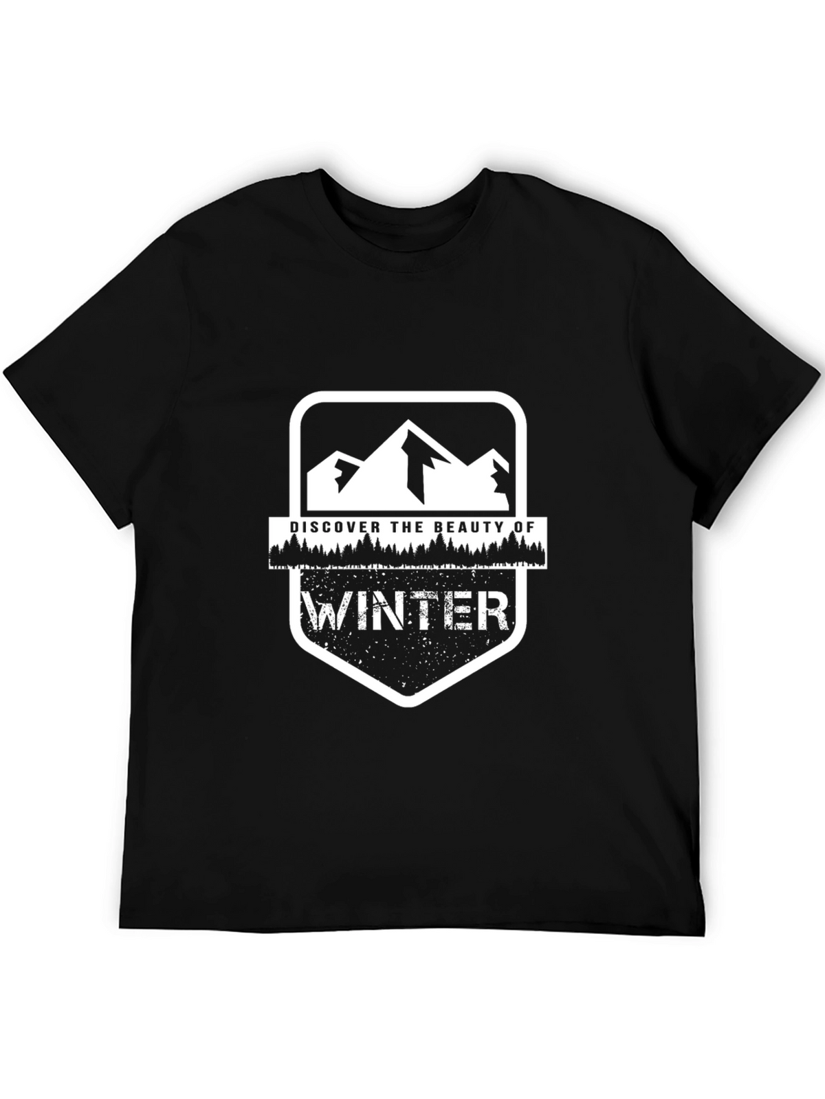Discover Winter Graphic Tee - Black