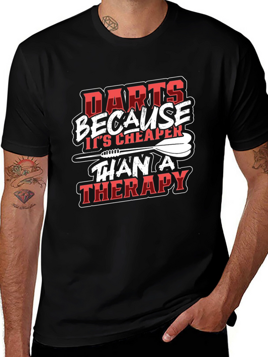 Darts Therapy Funny T-Shirt