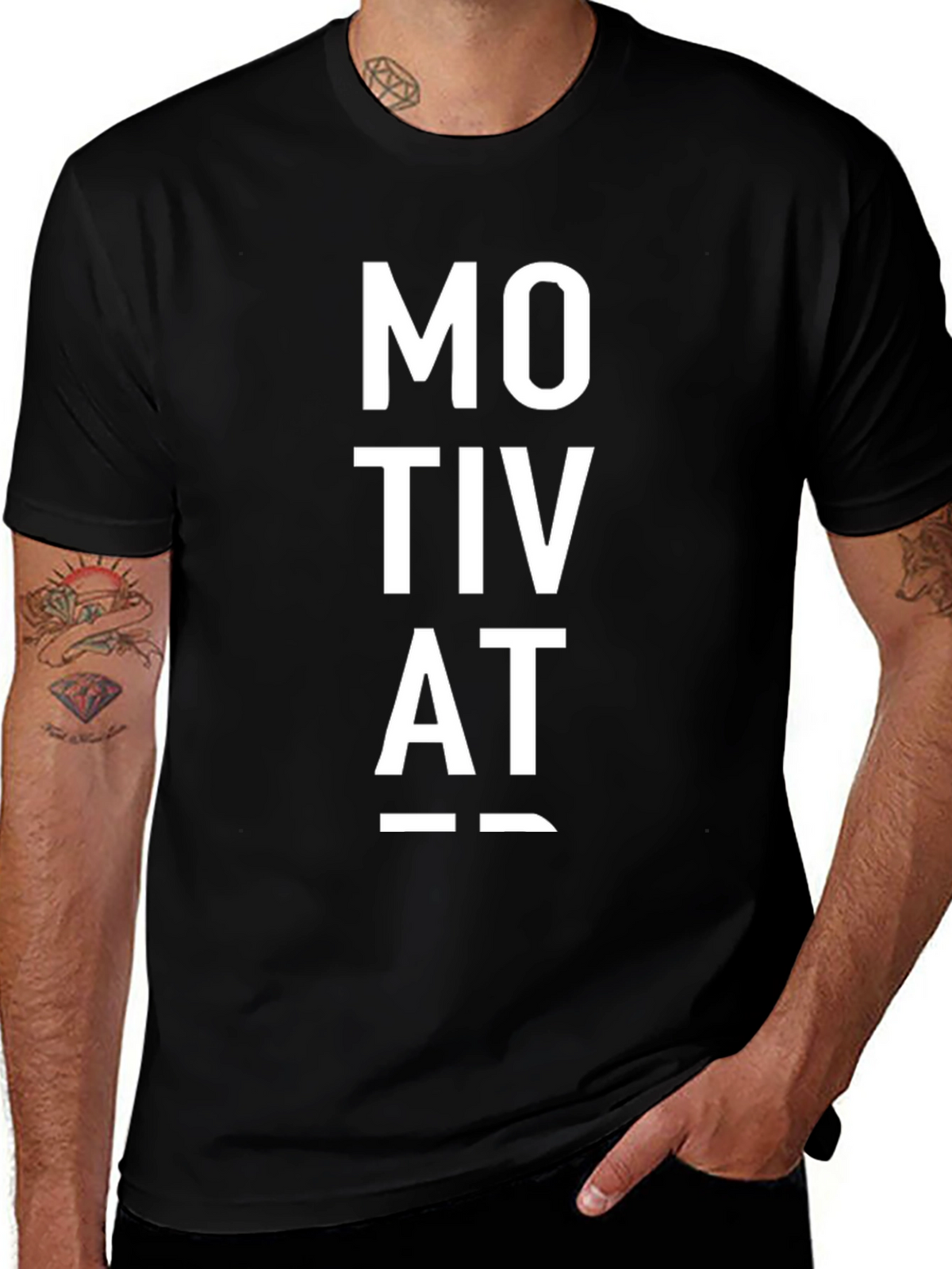 Motivat-Tee | Stylish Graphic Print T-Shirt